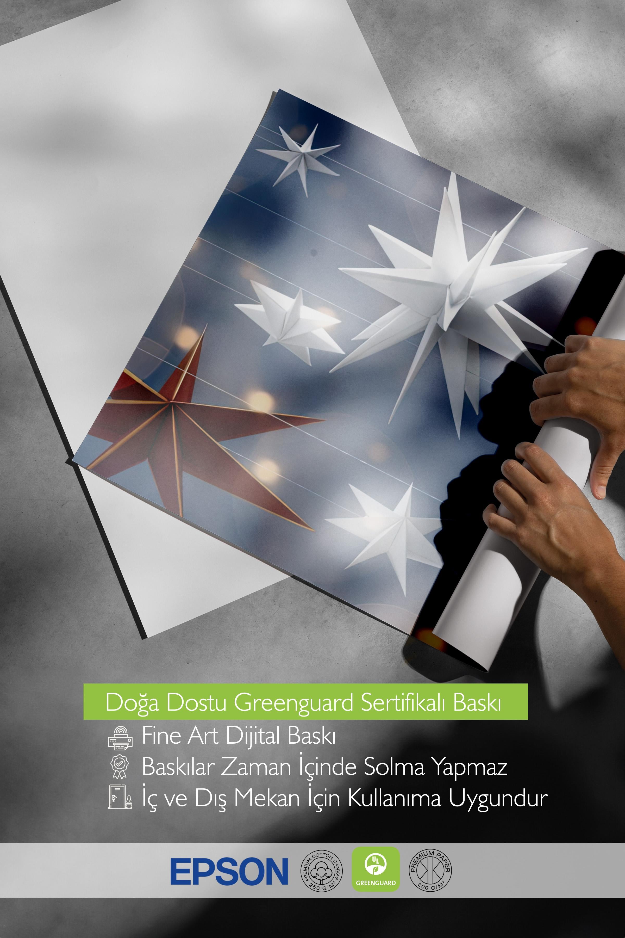 Çerçevesiz Yılbaşı Posteri, Yılbaşı Dekoru, Comfort Serisi, Stars Aligned Poster, NO:108662