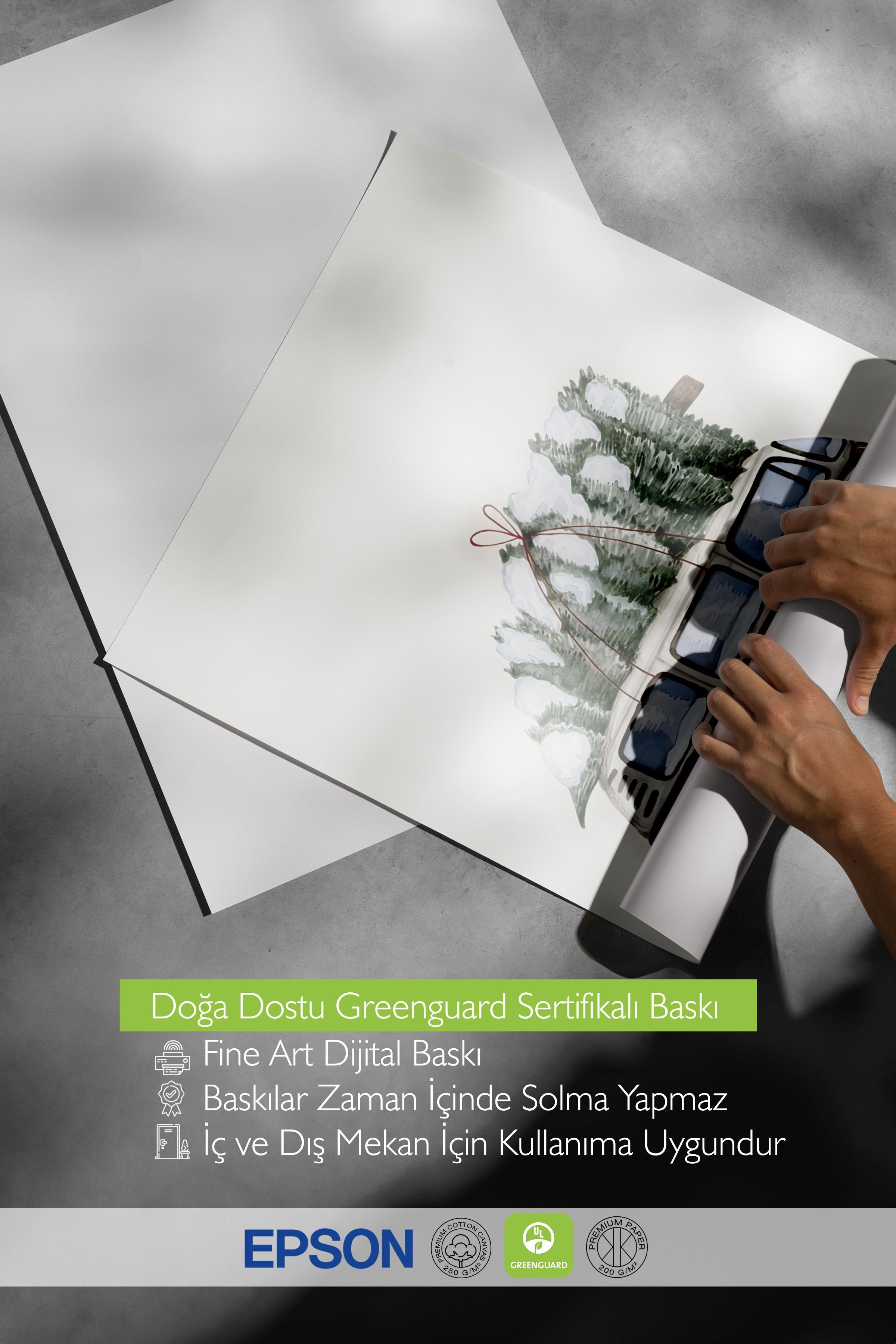 Çerçevesiz Yılbaşı Posteri, Yılbaşı Dekoru, Comfort Serisi, Winter Van Poster, NO:108643