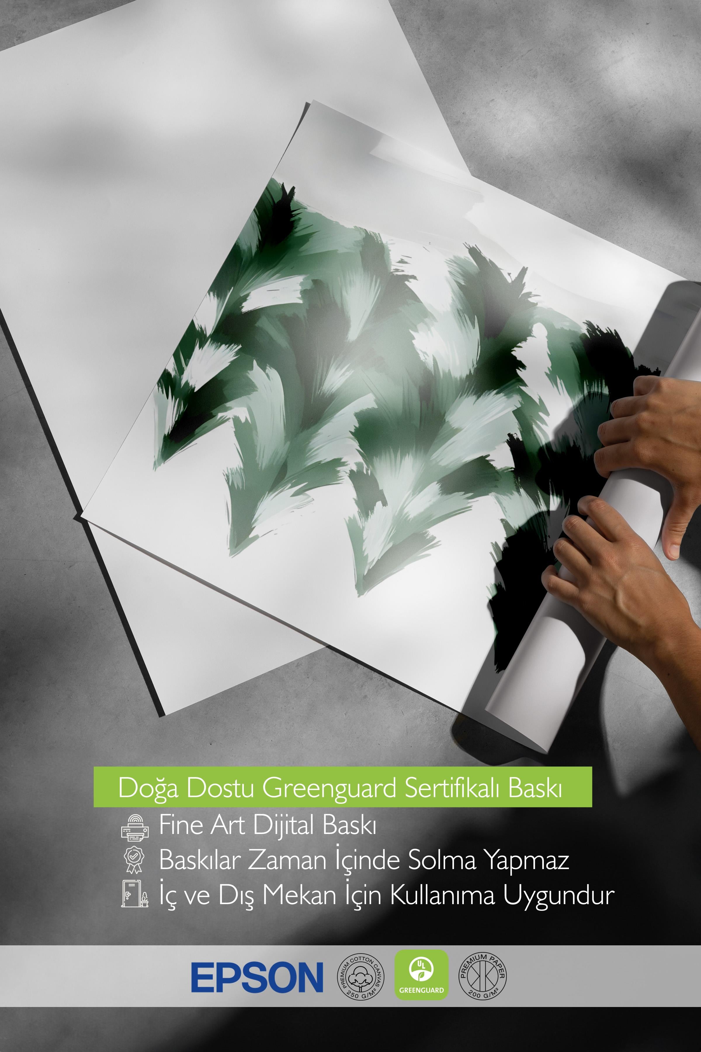 Çerçevesiz Yılbaşı Posteri, Yılbaşı Dekoru, Comfort Serisi, Winter Woods Poster, NO:108623