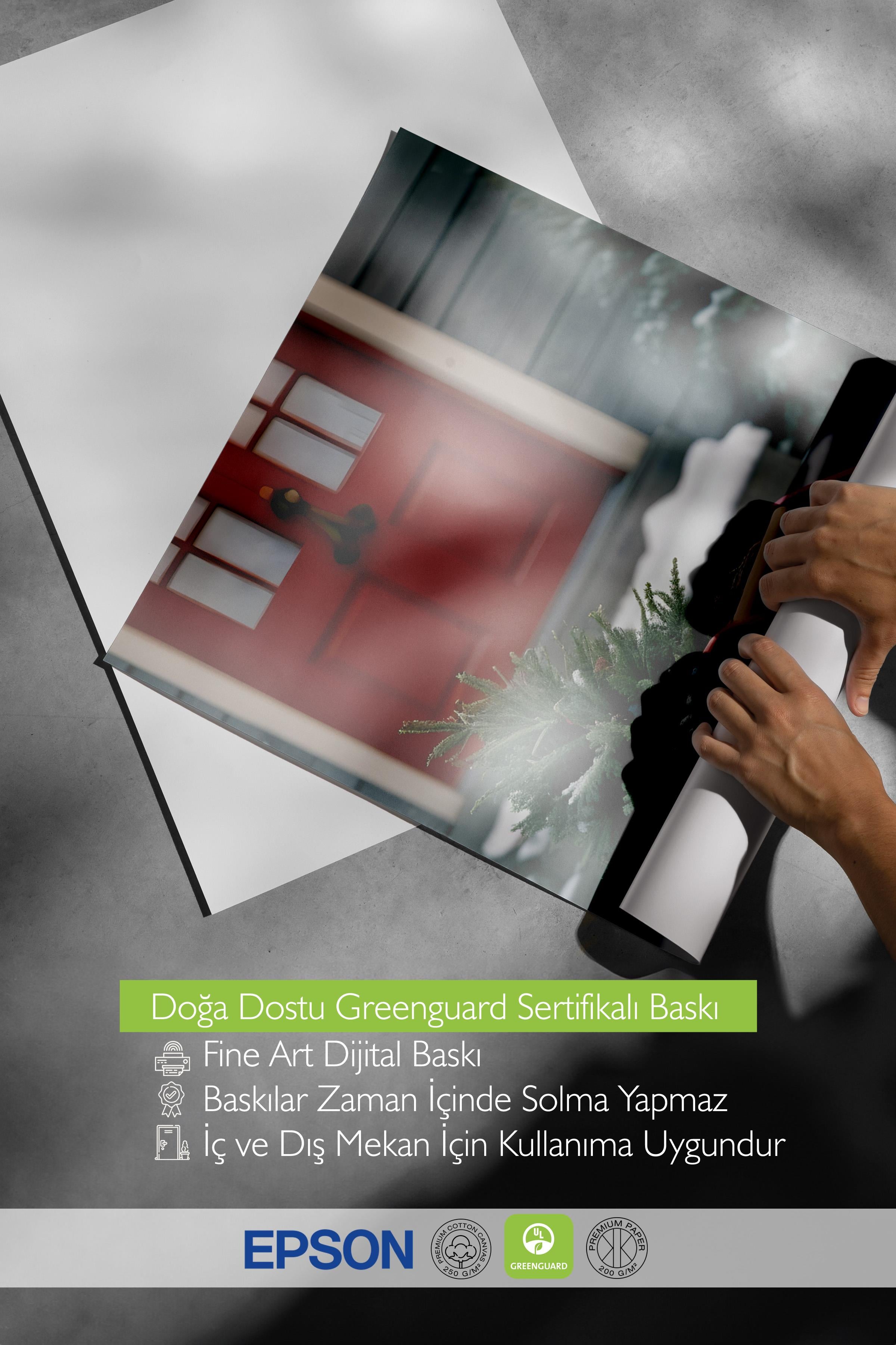 Çerçevesiz Yılbaşı Posteri, Yılbaşı Dekoru, Comfort Serisi, Wooden Sleigh Poster, NO:108620