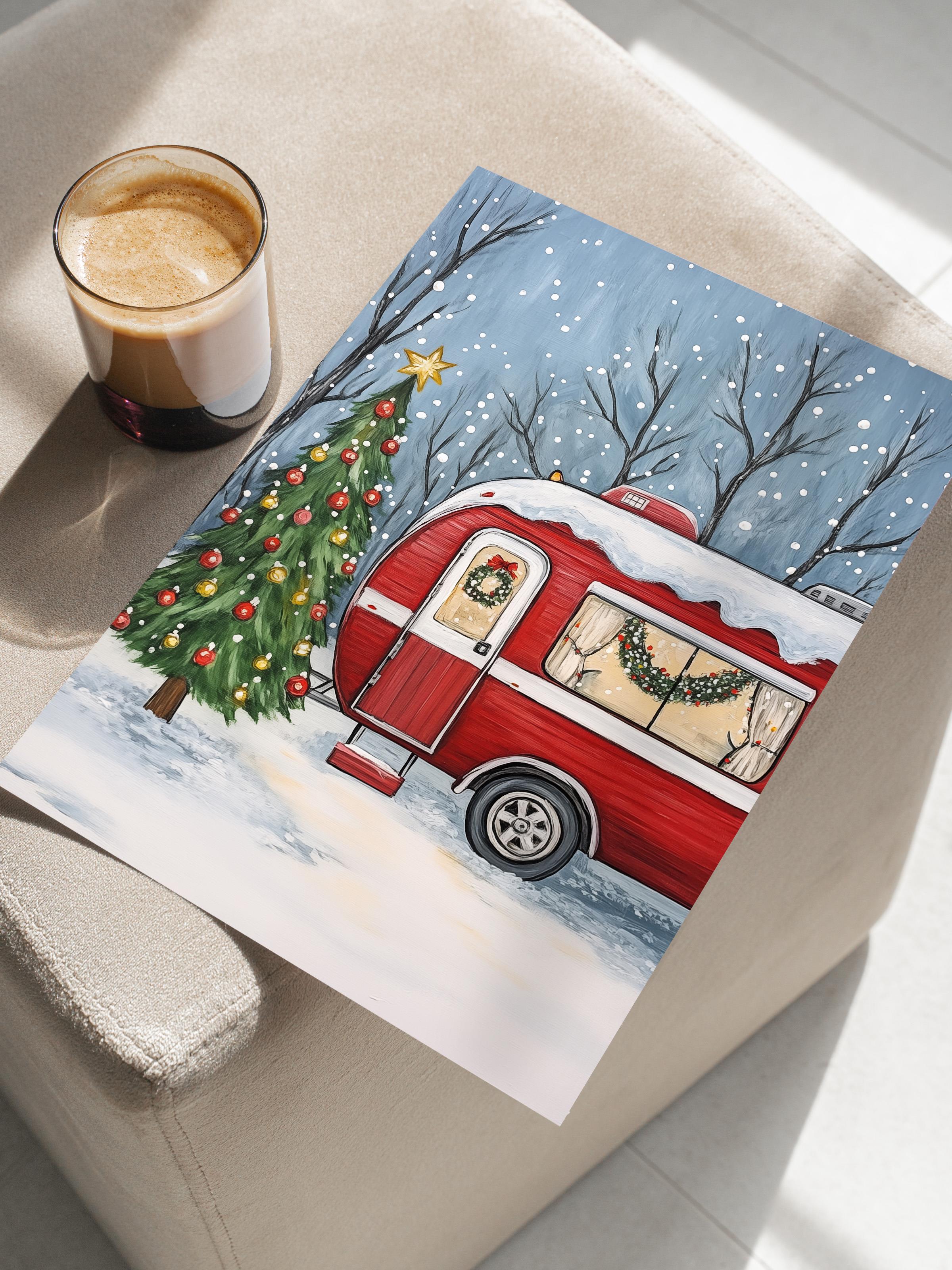 Çerçevesiz Poster, Duvar Posteri, HD Kalite Comfort Serisi, Yılbaşı Poster, NO:108735