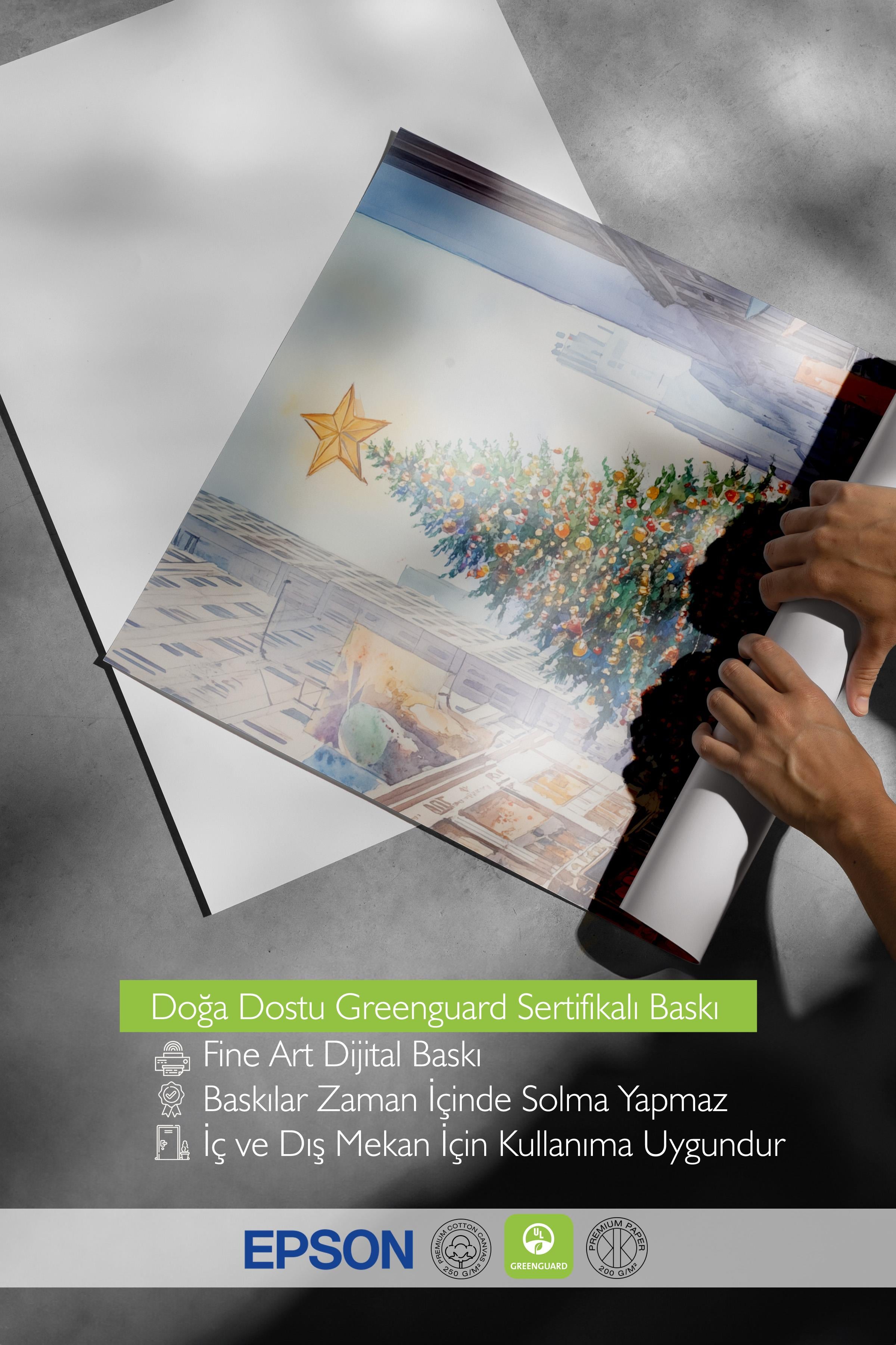 Çerçevesiz Poster, Duvar Posteri, HD Kalite Comfort Serisi, Yılbaşı Poster, NO:108736