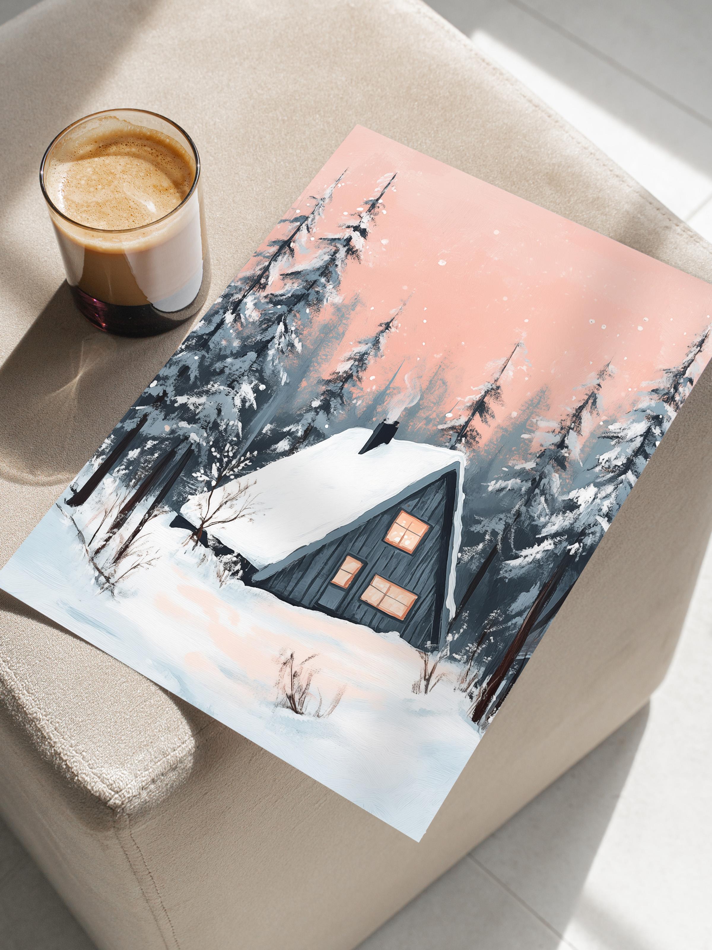 Çerçevesiz Poster, Duvar Posteri, HD Kalite Comfort Serisi, Yılbaşı Poster, NO:108738