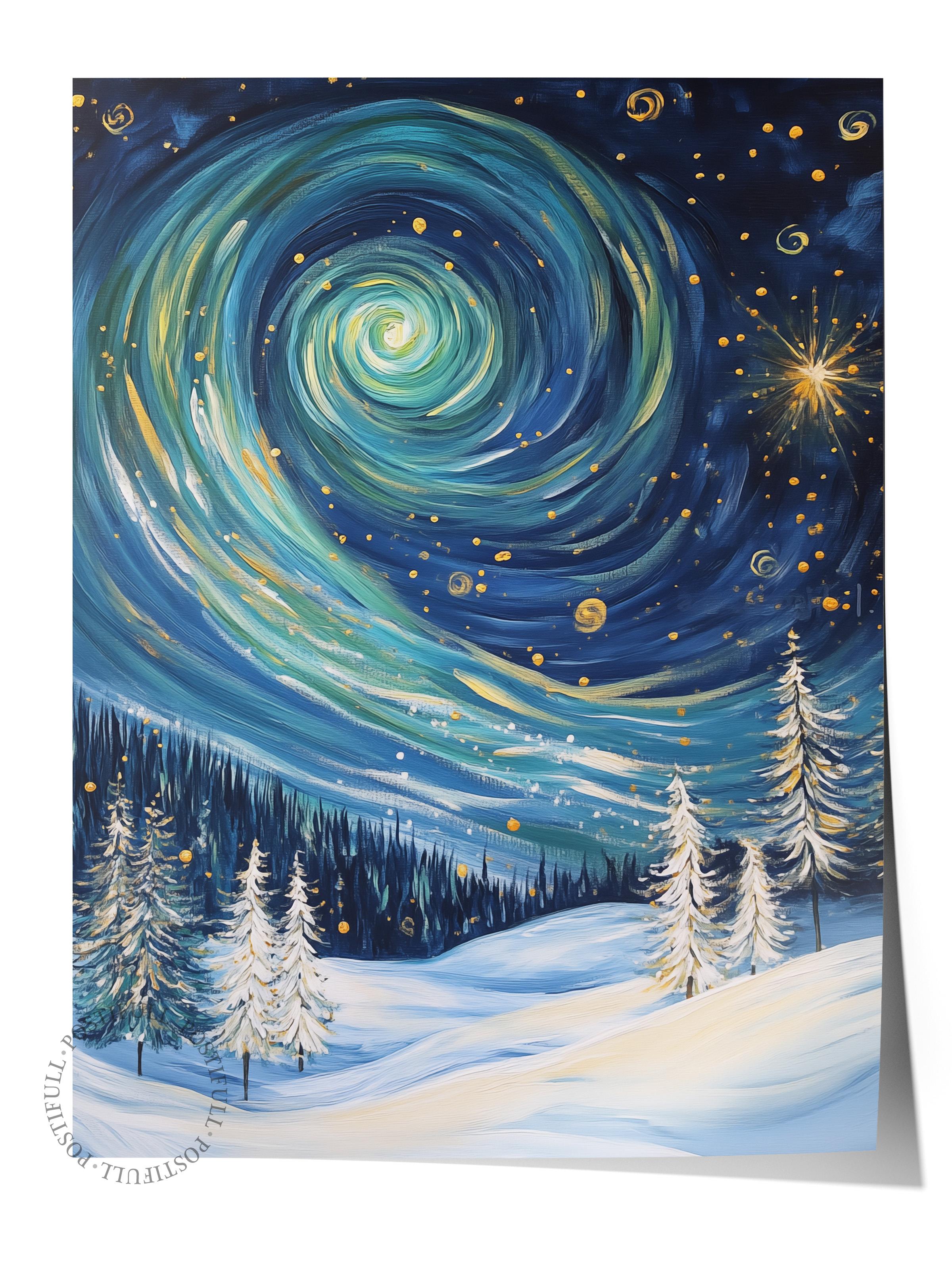 Çerçevesiz Poster, Duvar Posteri, HD Kalite Comfort Serisi, Yılbaşı Poster, NO:108740