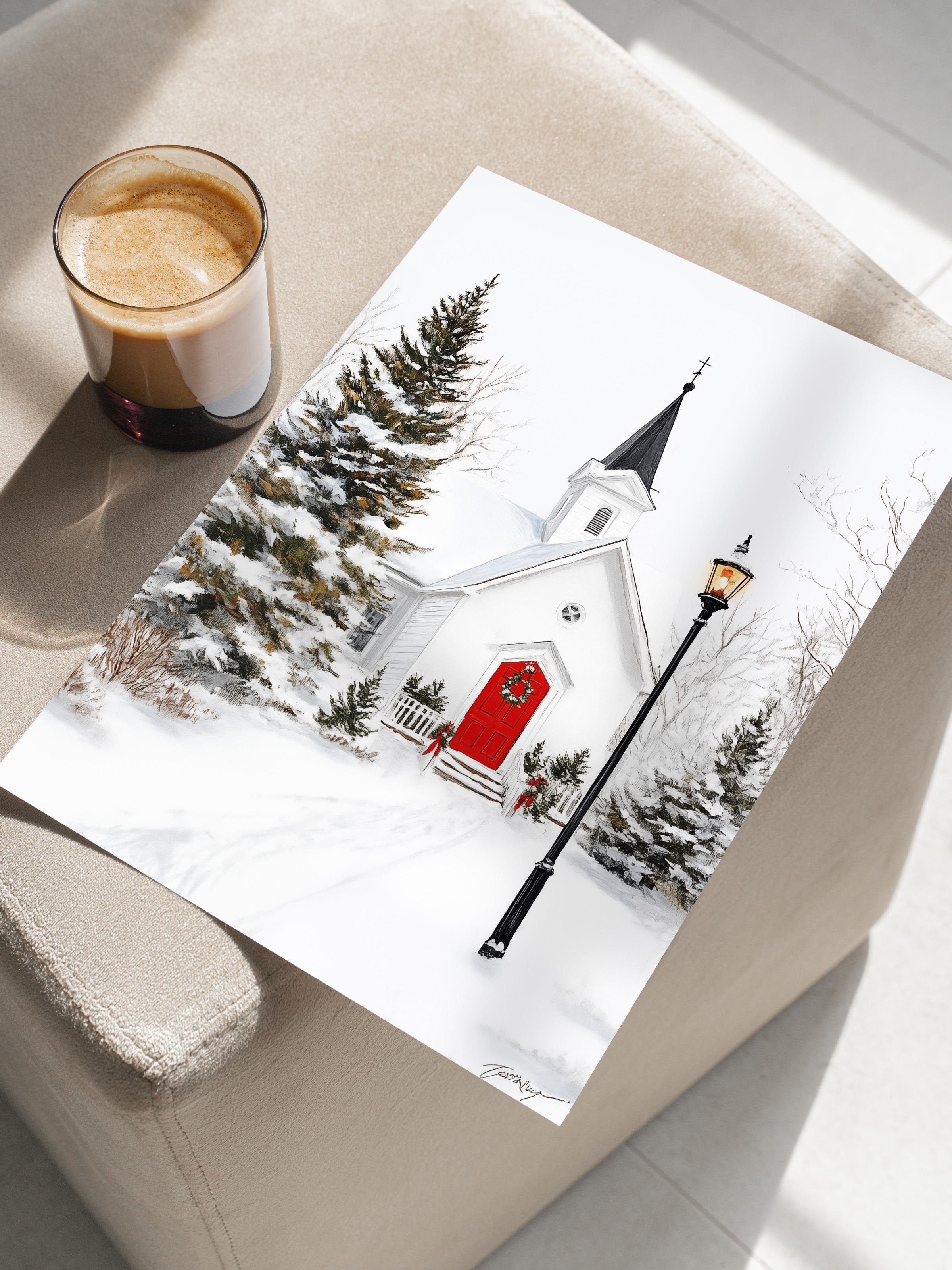 Çerçevesiz Poster, Duvar Posteri, HD Kalite Comfort Serisi, Yılbaşı Poster, NO:108745