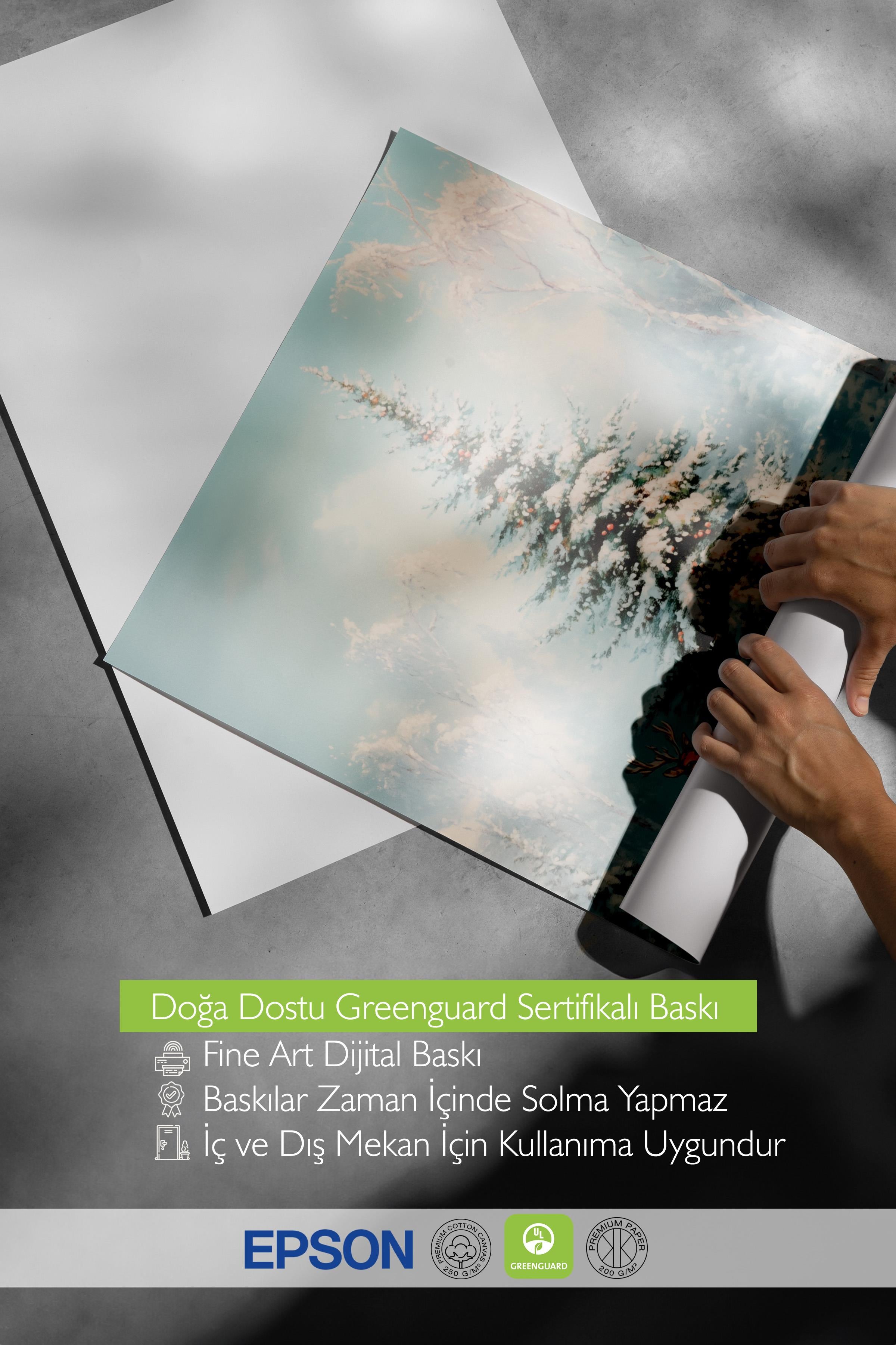 Çerçevesiz Poster, Duvar Posteri, HD Kalite Comfort Serisi, Yılbaşı Poster, NO:108747