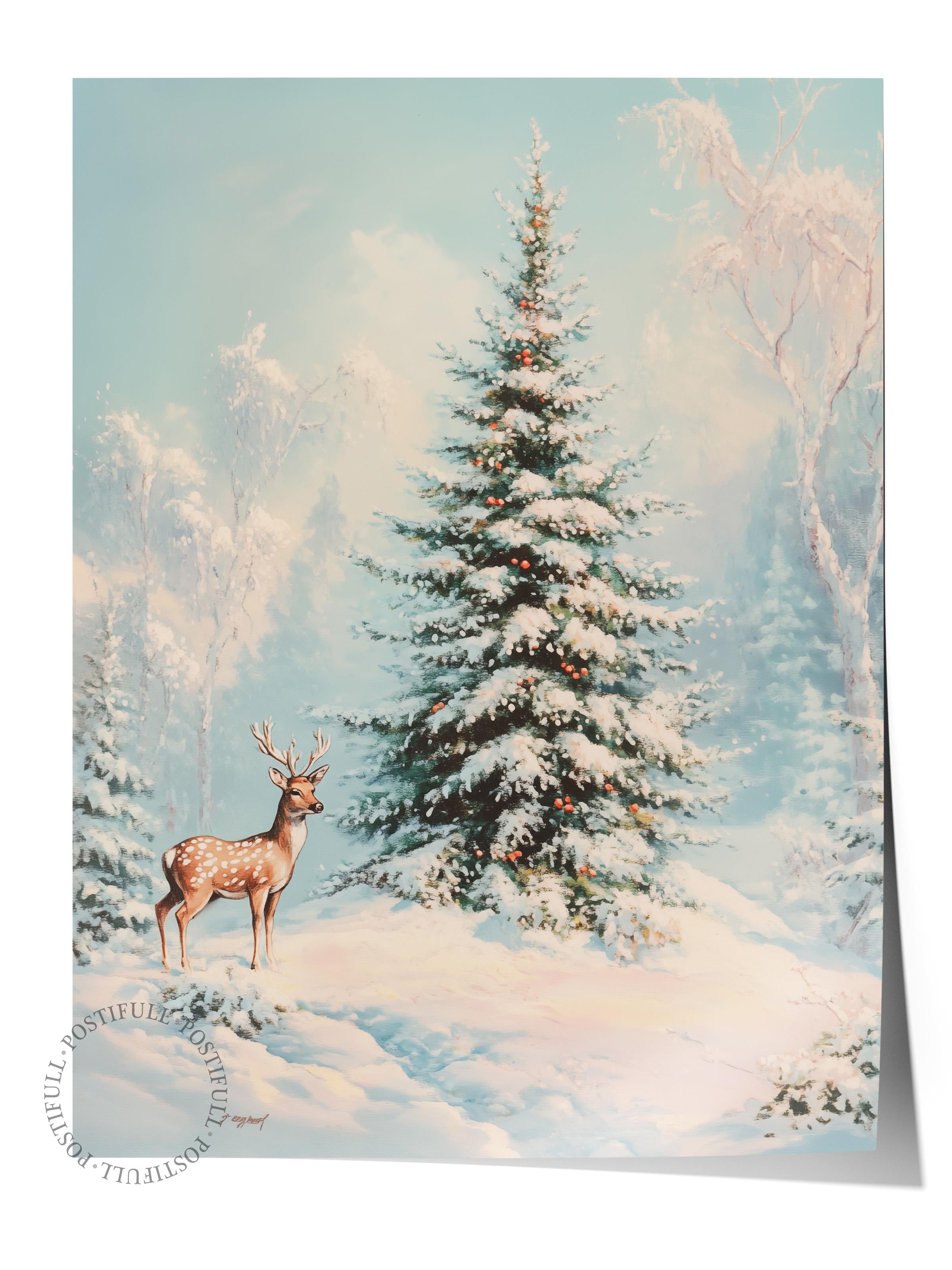 Çerçevesiz Poster, Duvar Posteri, HD Kalite Comfort Serisi, Yılbaşı Poster, NO:108747