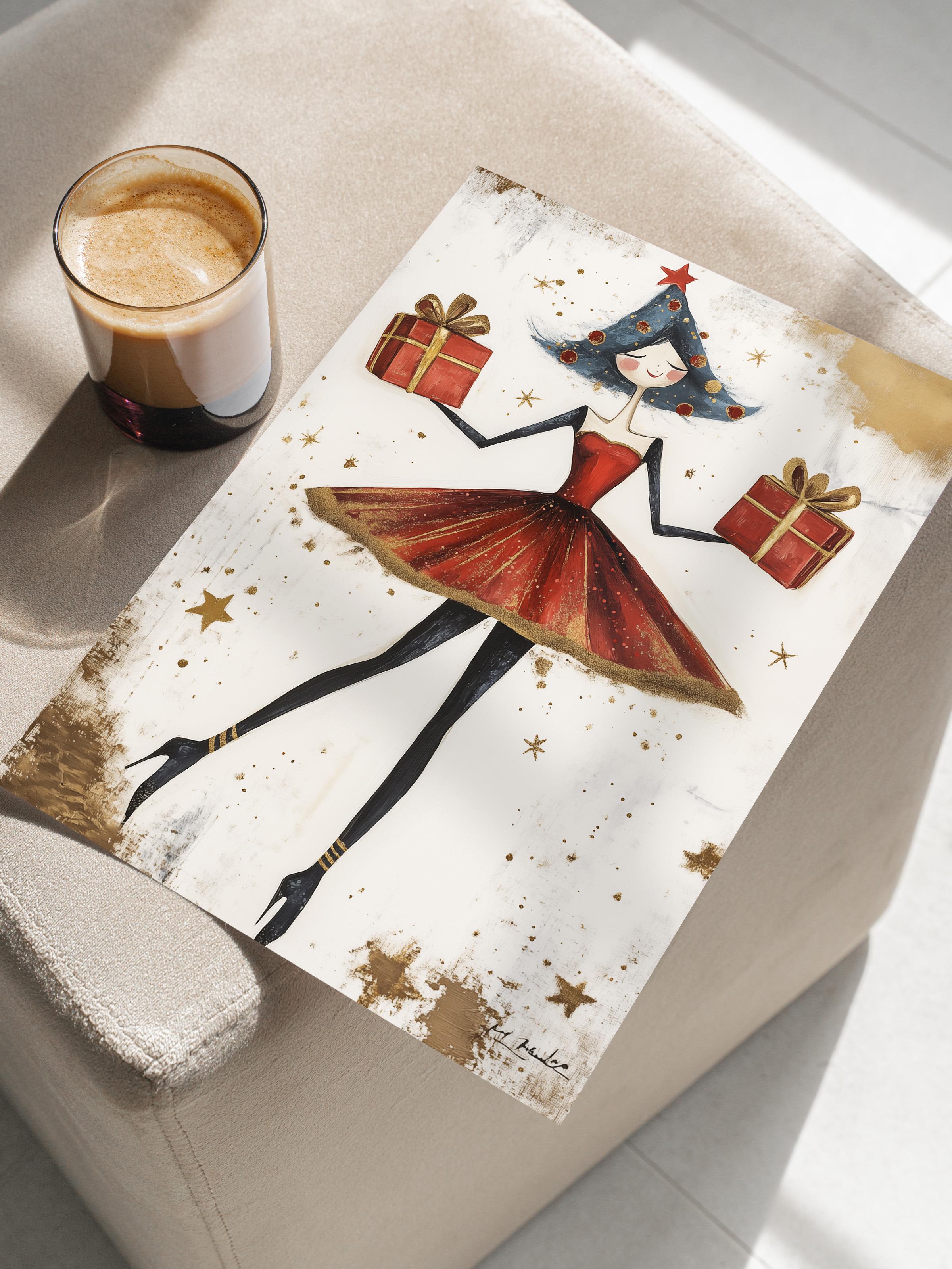 Çerçevesiz Poster, Duvar Posteri, HD Kalite Comfort Serisi, Yılbaşı Poster, NO:108748