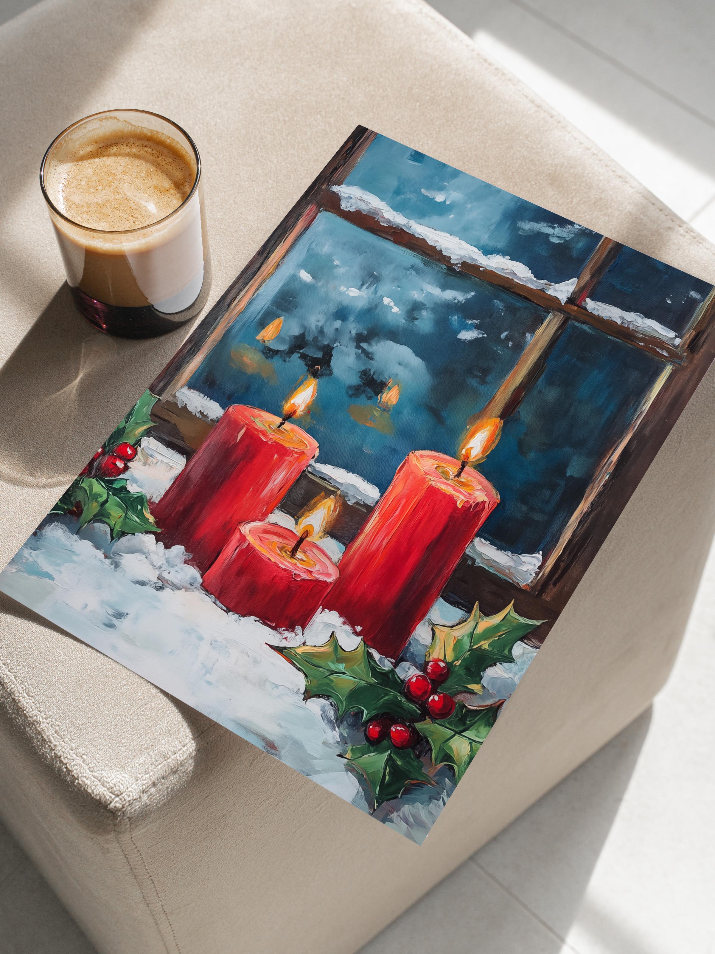 Çerçevesiz Poster, Duvar Posteri, HD Kalite Comfort Serisi, Yılbaşı Poster, NO:108750