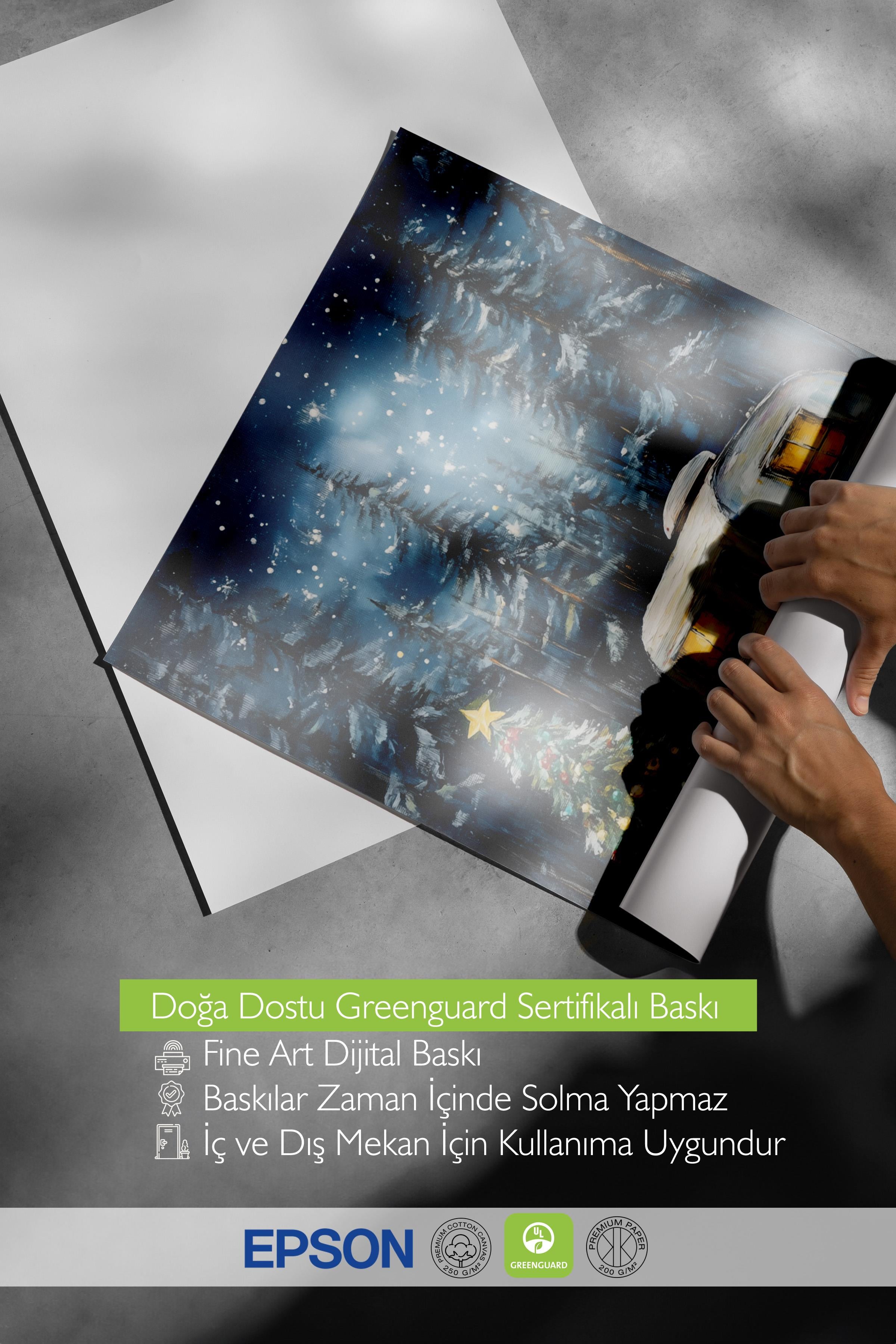 Çerçevesiz Poster, Duvar Posteri, HD Kalite Comfort Serisi, Yılbaşı Poster, NO:108752