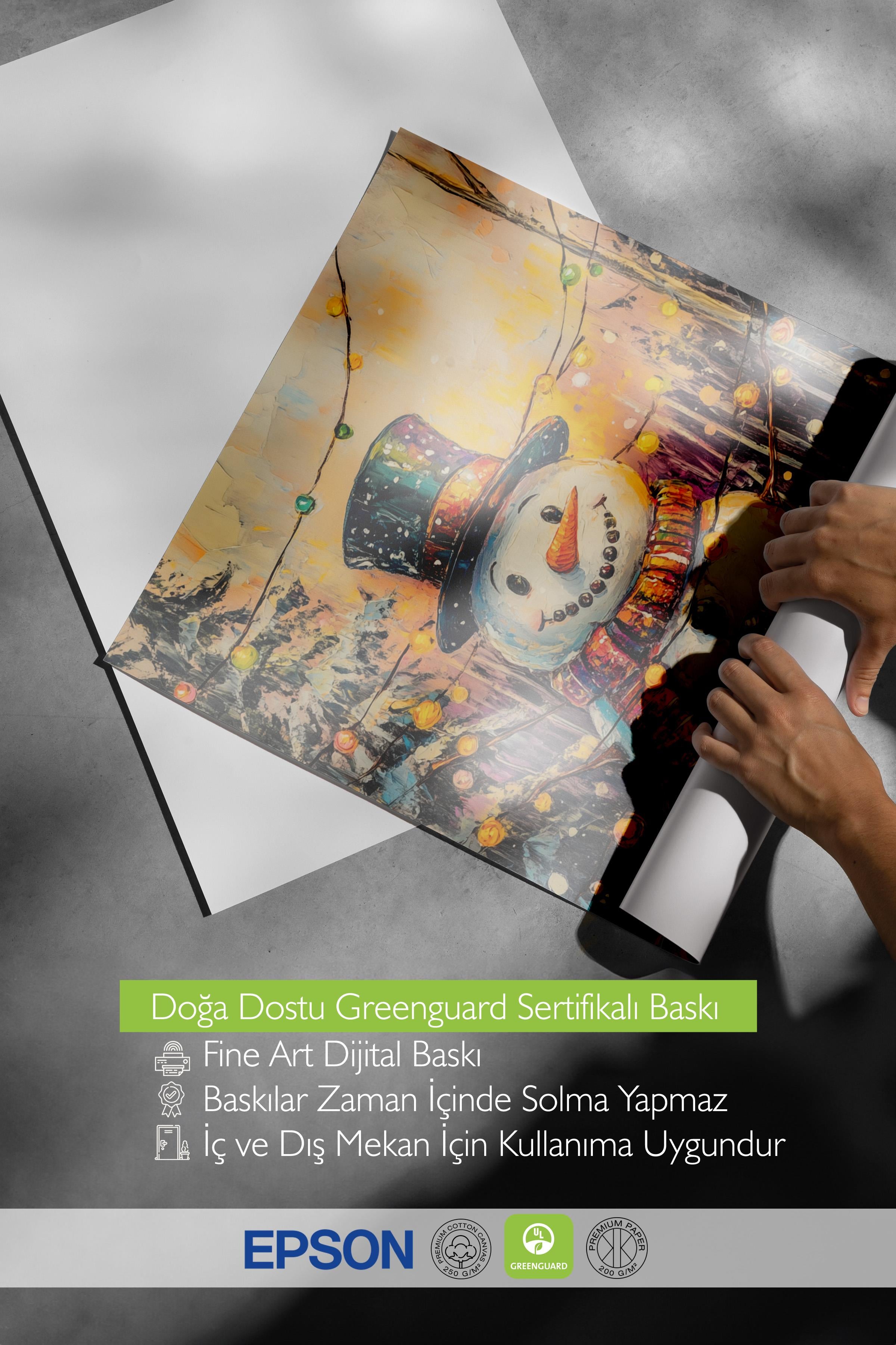 Çerçevesiz Poster, Duvar Posteri, HD Kalite Comfort Serisi, Yılbaşı Poster, NO:108753