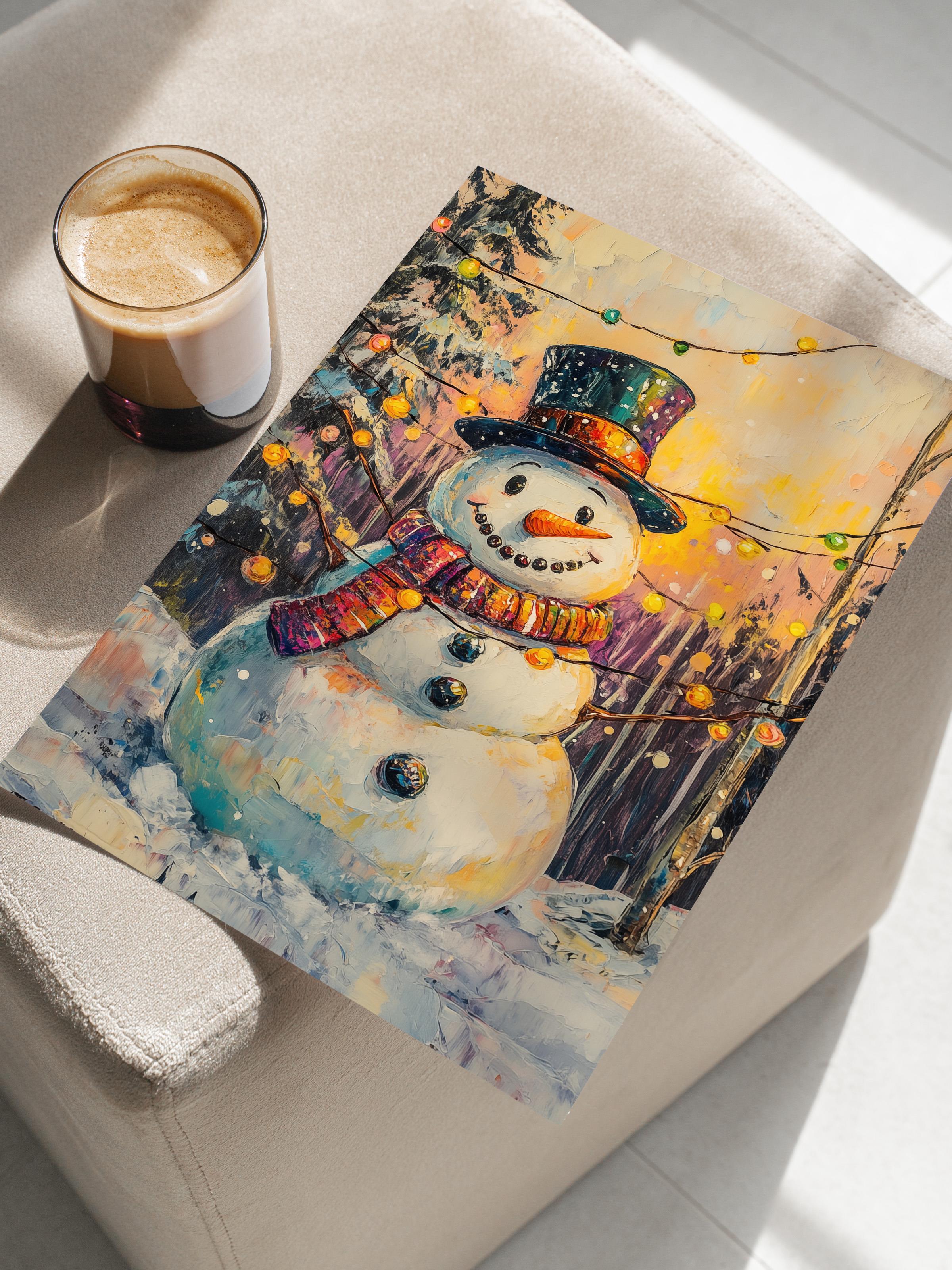 Çerçevesiz Poster, Duvar Posteri, HD Kalite Comfort Serisi, Yılbaşı Poster, NO:108753