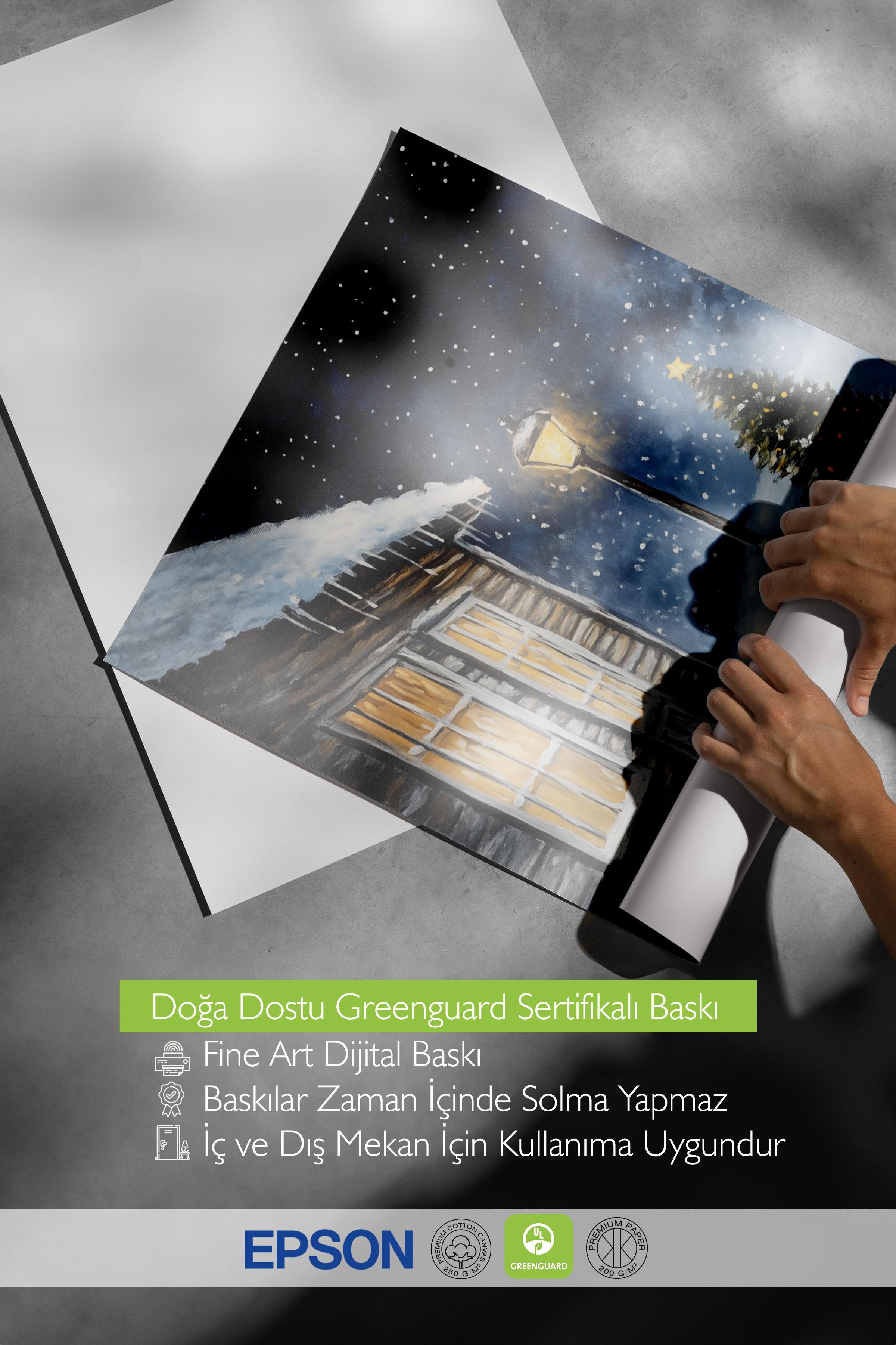 Çerçevesiz Poster, Duvar Posteri, HD Kalite Comfort Serisi, Yılbaşı Poster, NO:108754