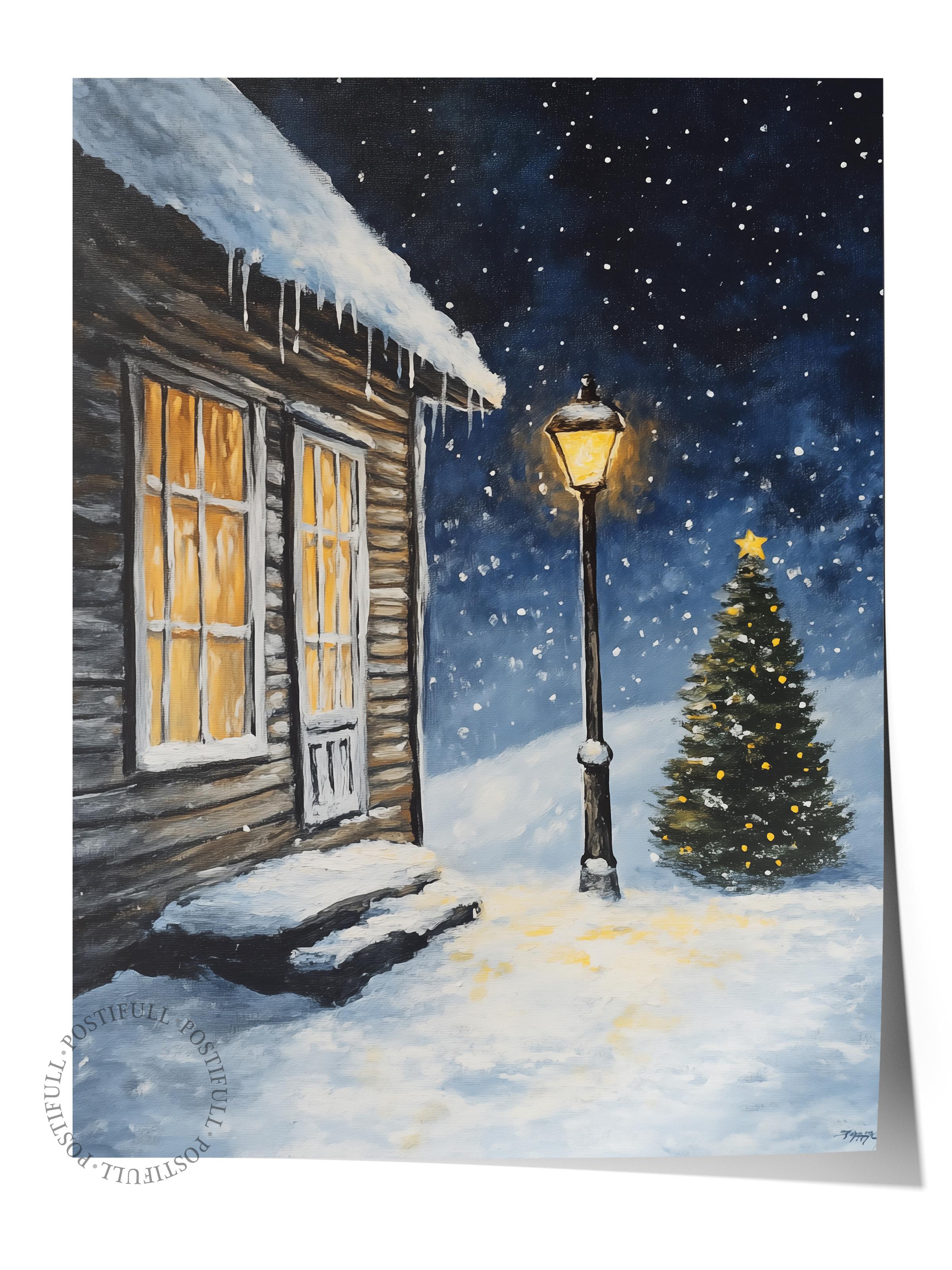 Çerçevesiz Poster, Duvar Posteri, HD Kalite Comfort Serisi, Yılbaşı Poster, NO:108754