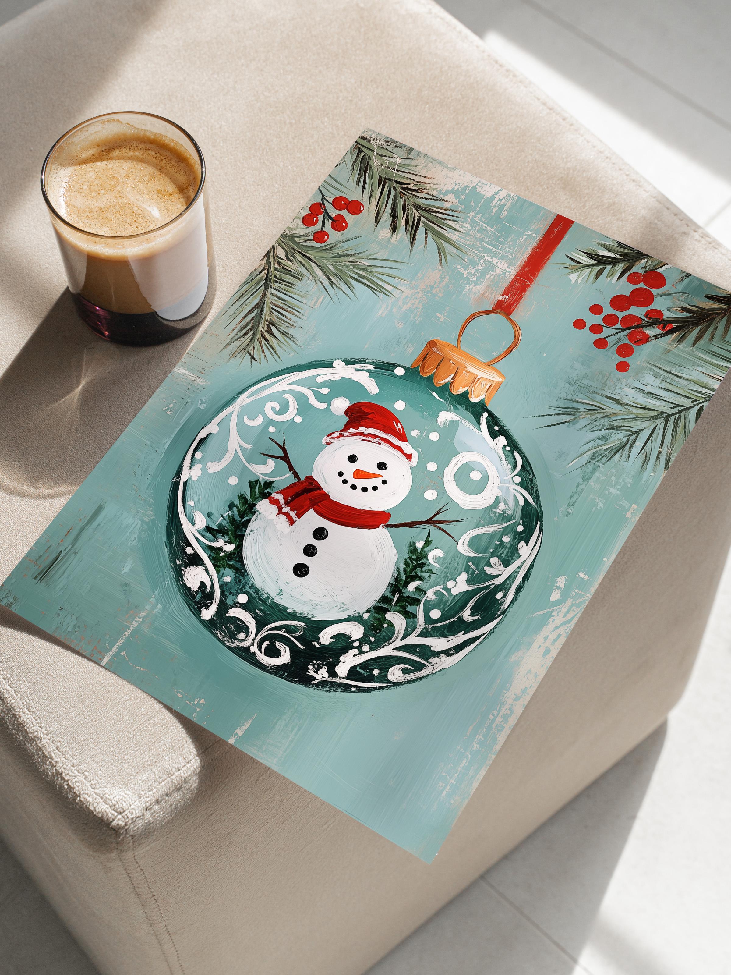 Çerçevesiz Poster, Duvar Posteri, HD Kalite Comfort Serisi, Yılbaşı Poster, NO:108757