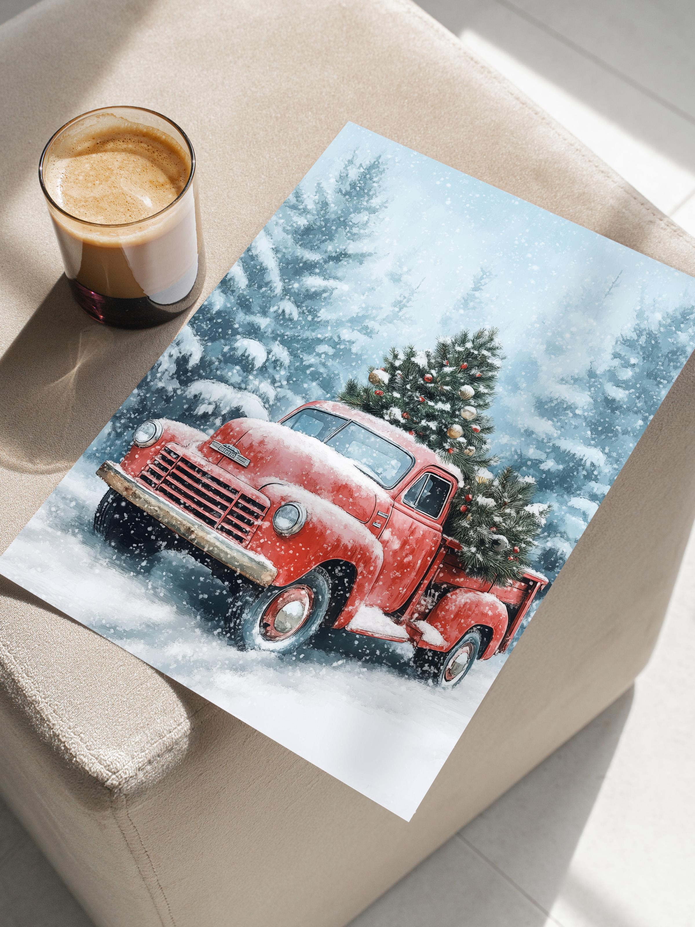 Çerçevesiz Poster, Duvar Posteri, HD Kalite Comfort Serisi, Yılbaşı Poster, NO:108759