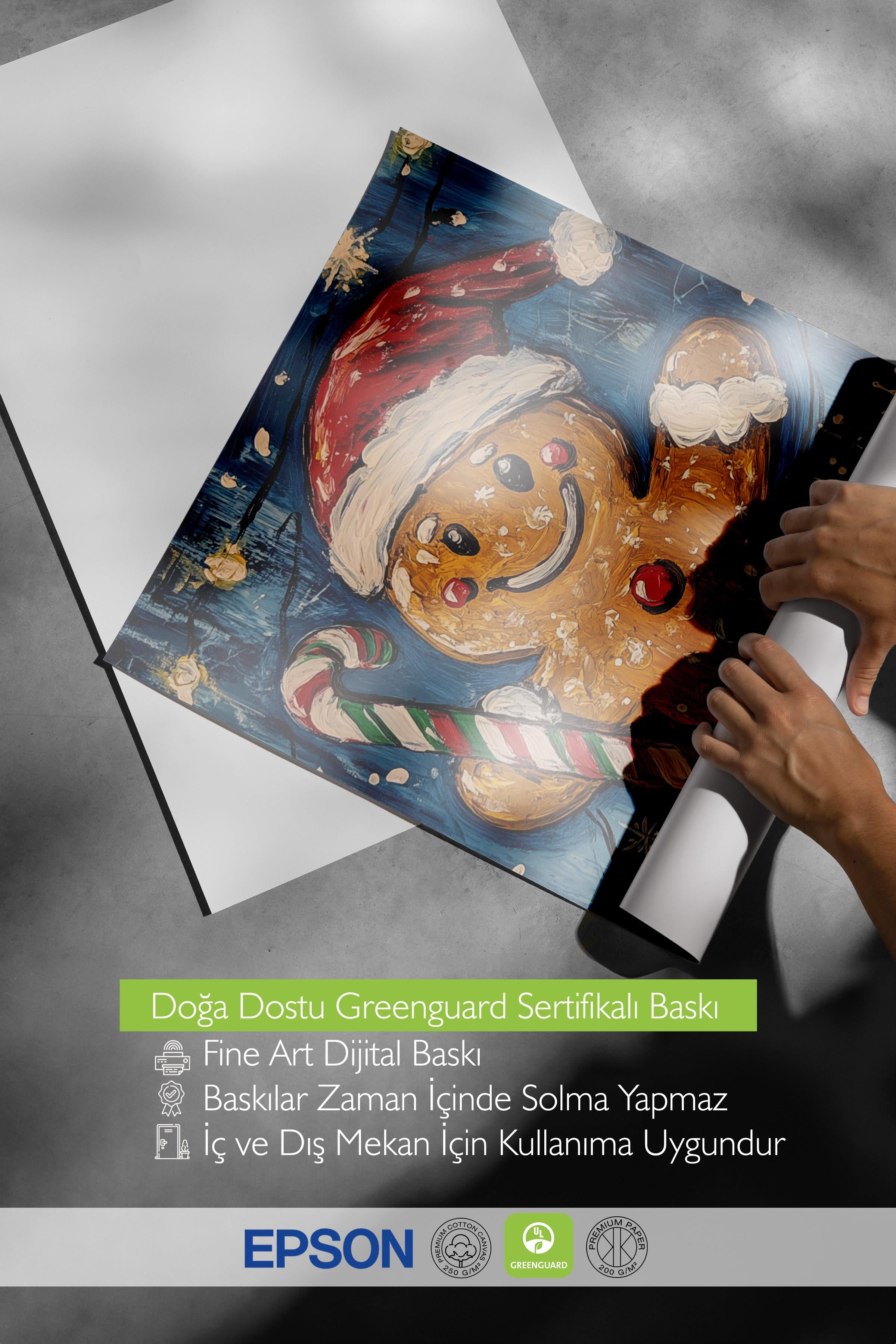 Çerçevesiz Poster, Duvar Posteri, HD Kalite Comfort Serisi, Yılbaşı Poster, NO:108760