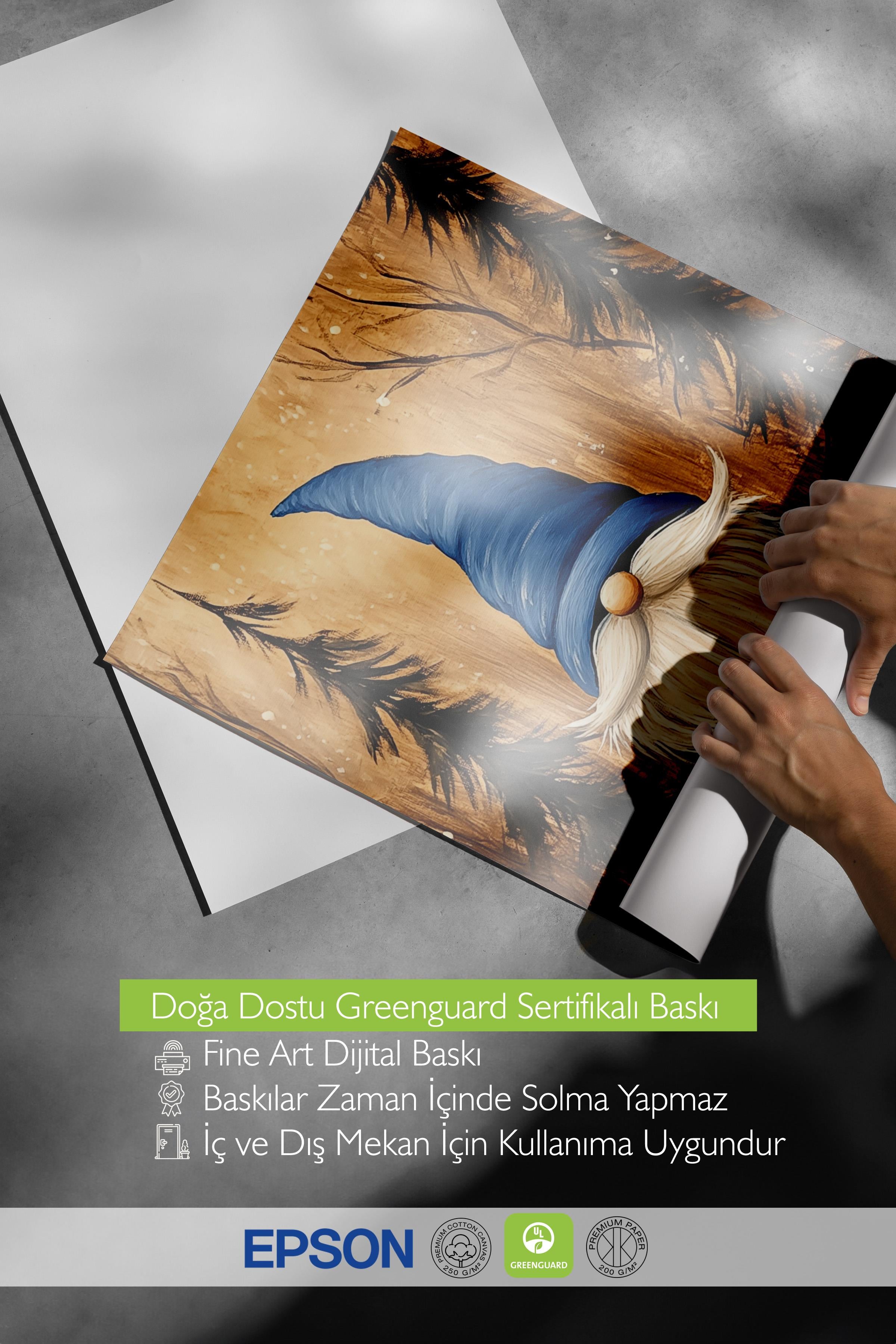 Çerçevesiz Poster, Duvar Posteri, HD Kalite Comfort Serisi, Yılbaşı Poster, NO:108764