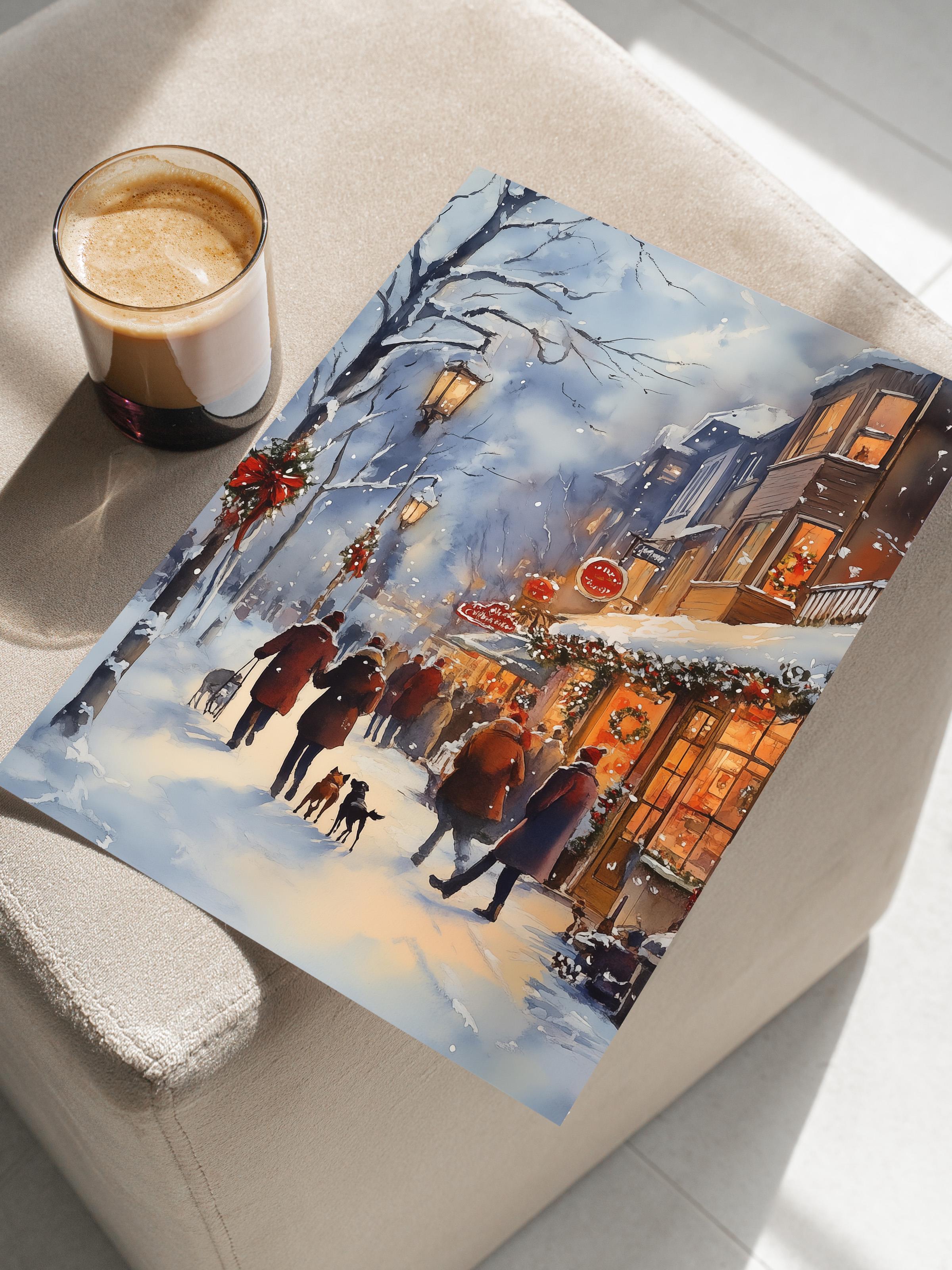 Çerçevesiz Poster, Duvar Posteri, HD Kalite Comfort Serisi, Yılbaşı Poster, NO:108770