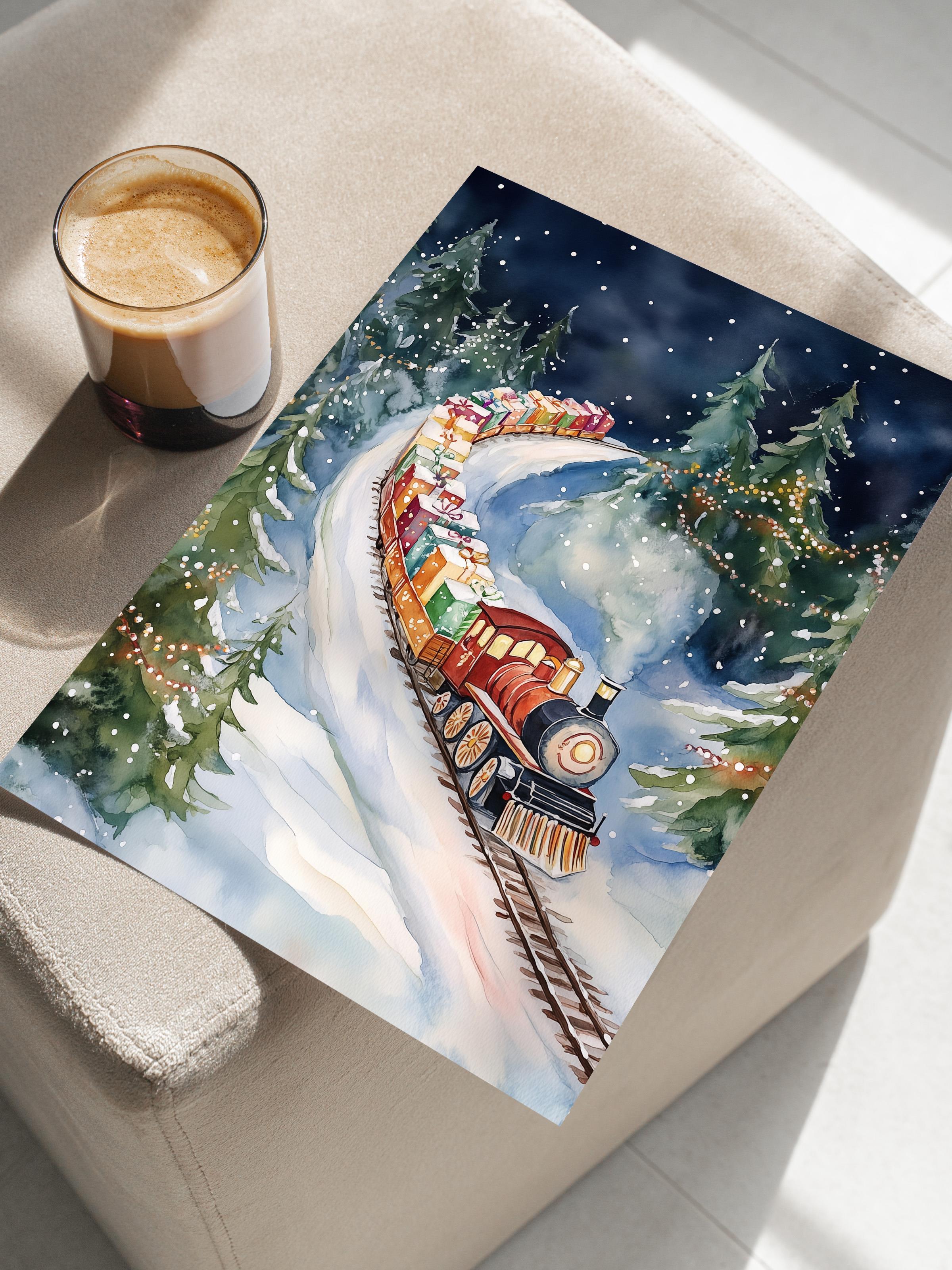 Çerçevesiz Poster, Duvar Posteri, HD Kalite Comfort Serisi, Yılbaşı Poster, NO:108771