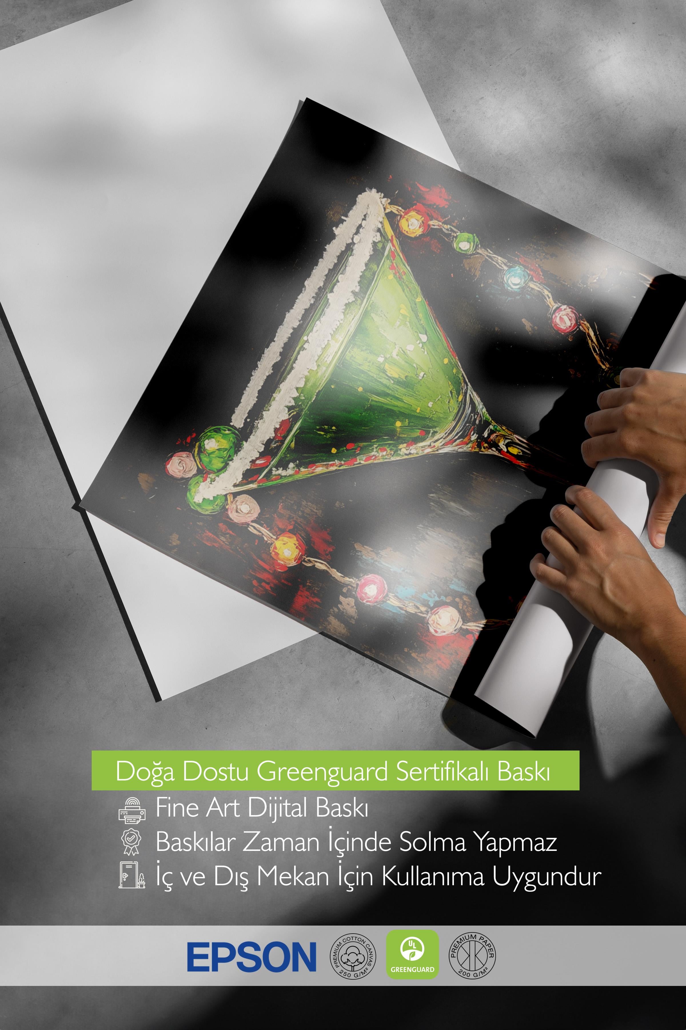 Çerçevesiz Poster, Duvar Posteri, HD Kalite Comfort Serisi, Yılbaşı Poster, NO:108775