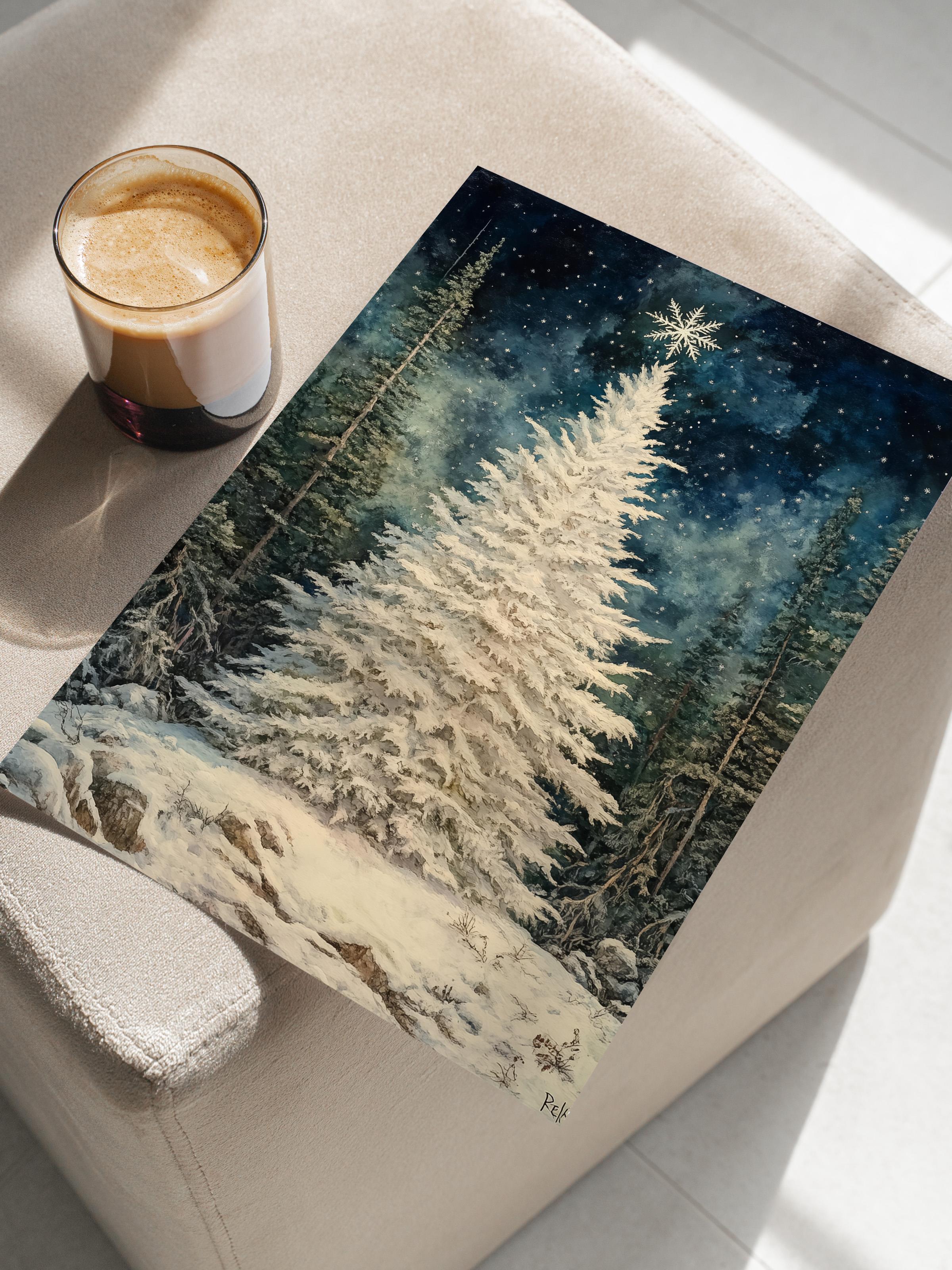 Çerçevesiz Poster, Duvar Posteri, HD Kalite Comfort Serisi, Yılbaşı Poster, NO:108777