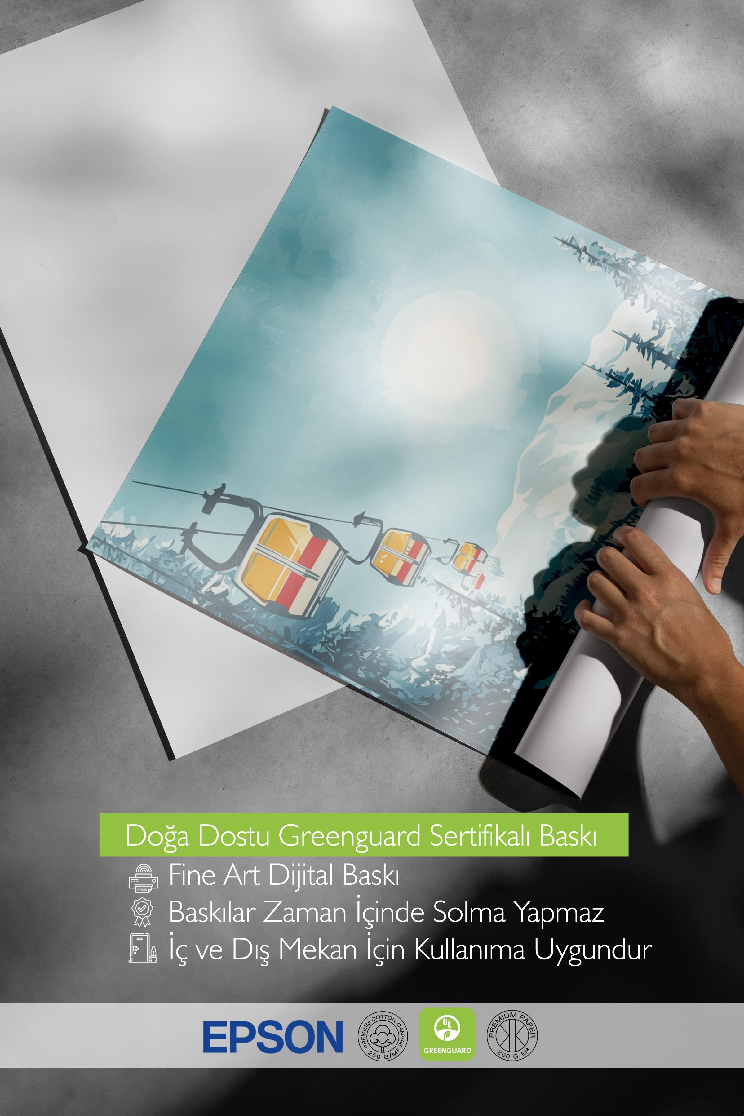 Çerçevesiz Poster, Duvar Posteri, HD Kalite Comfort Serisi, Yılbaşı Poster, NO:108780