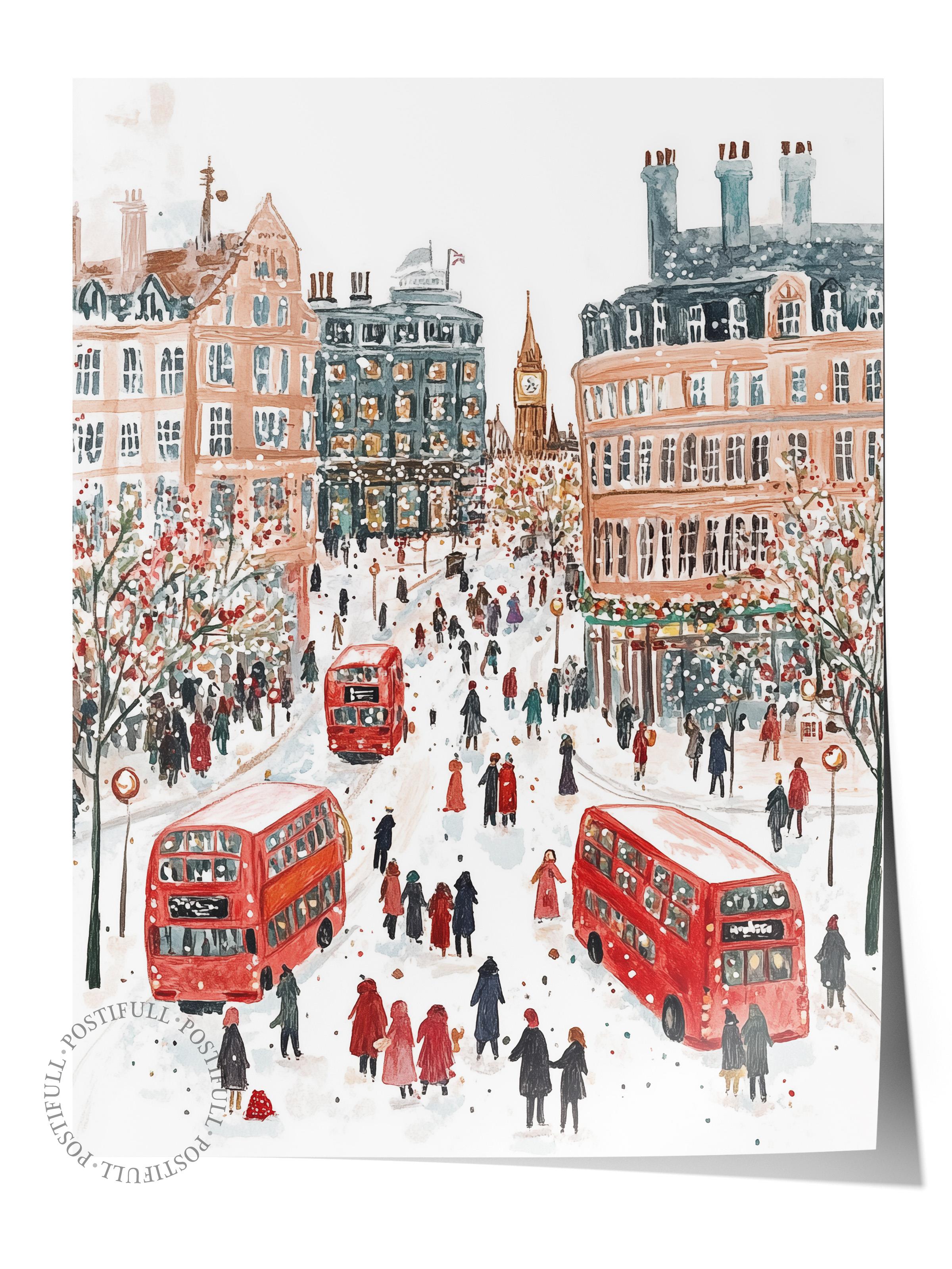 Çerçevesiz Poster, Duvar Posteri, HD Kalite Comfort Serisi, Yılbaşı Poster, NO:108782