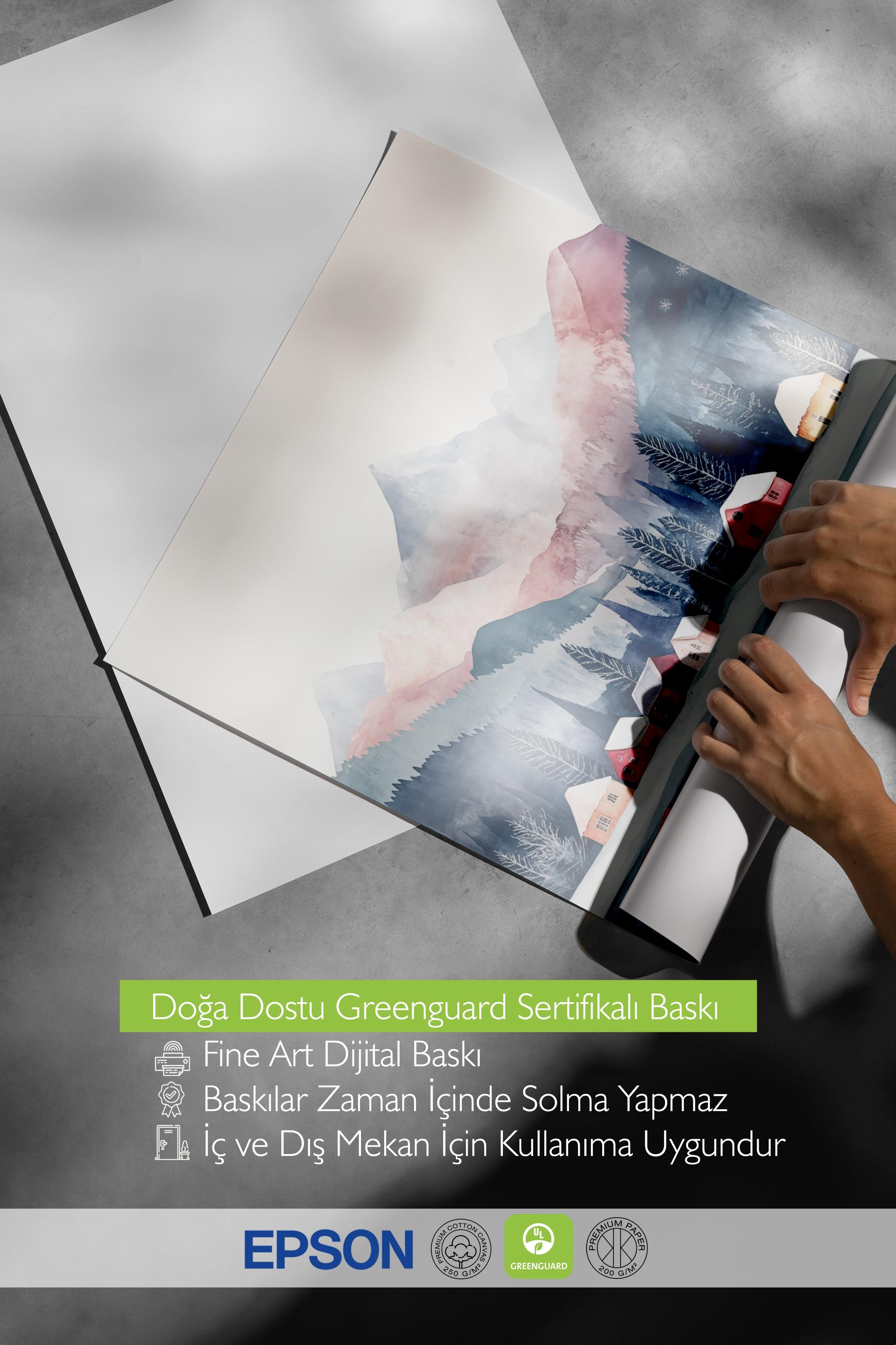 Çerçevesiz Poster, Duvar Posteri, HD Kalite Comfort Serisi, Yılbaşı Poster, NO:108784