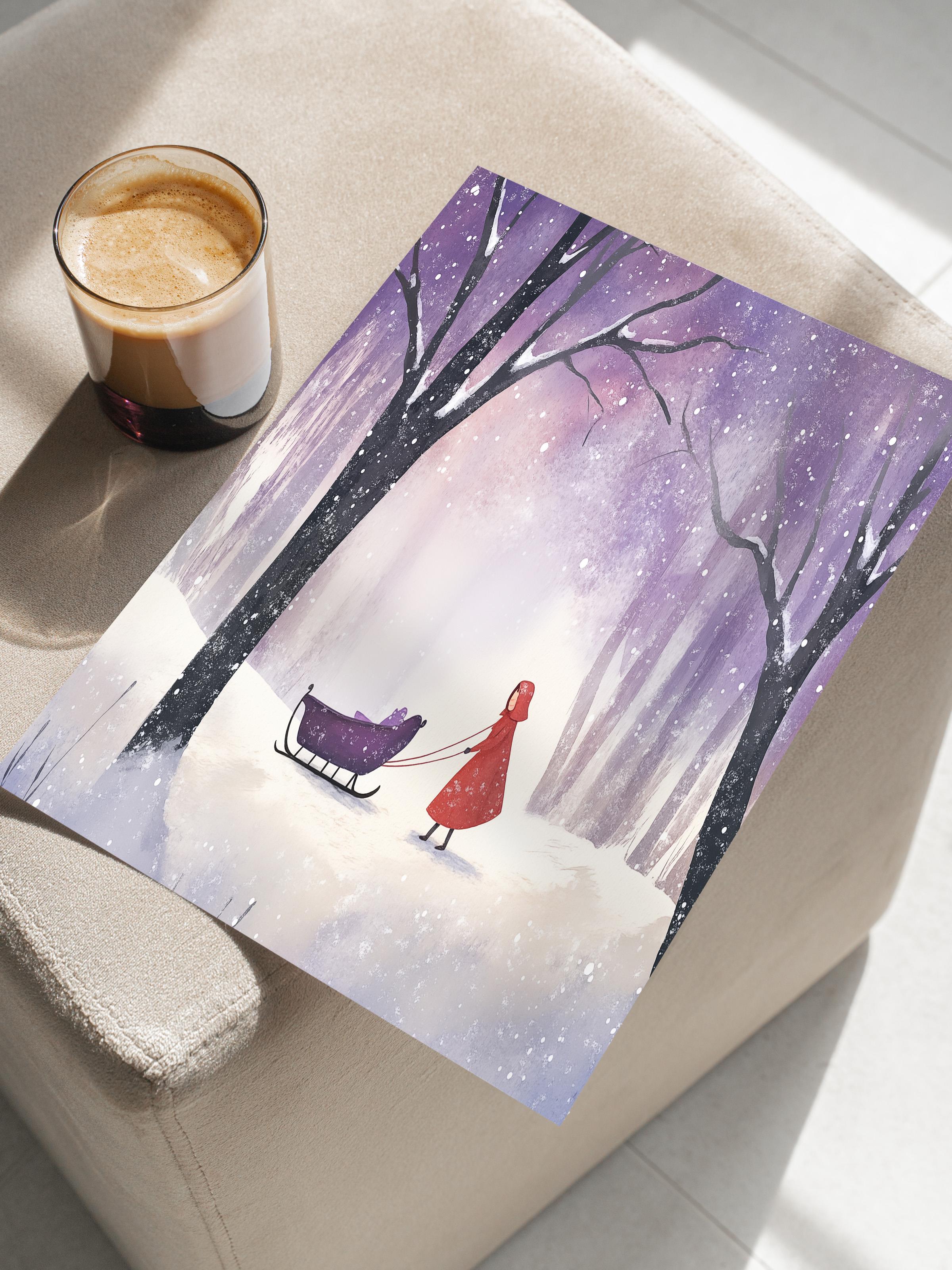 Çerçevesiz Poster, Duvar Posteri, HD Kalite Comfort Serisi, Yılbaşı Poster, NO:108792