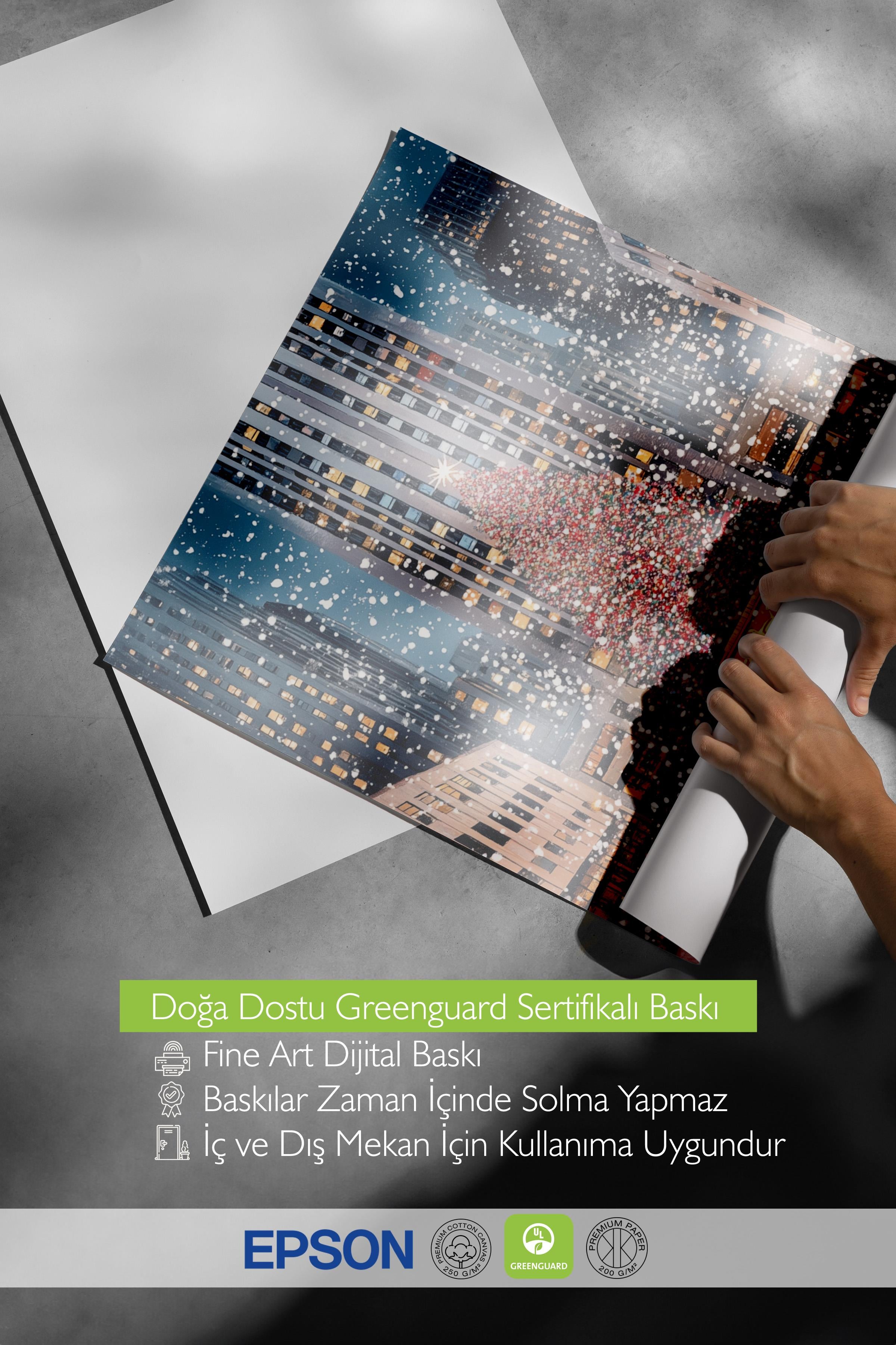 Çerçevesiz Poster, Duvar Posteri, HD Kalite Comfort Serisi, Yılbaşı Poster, NO:108794