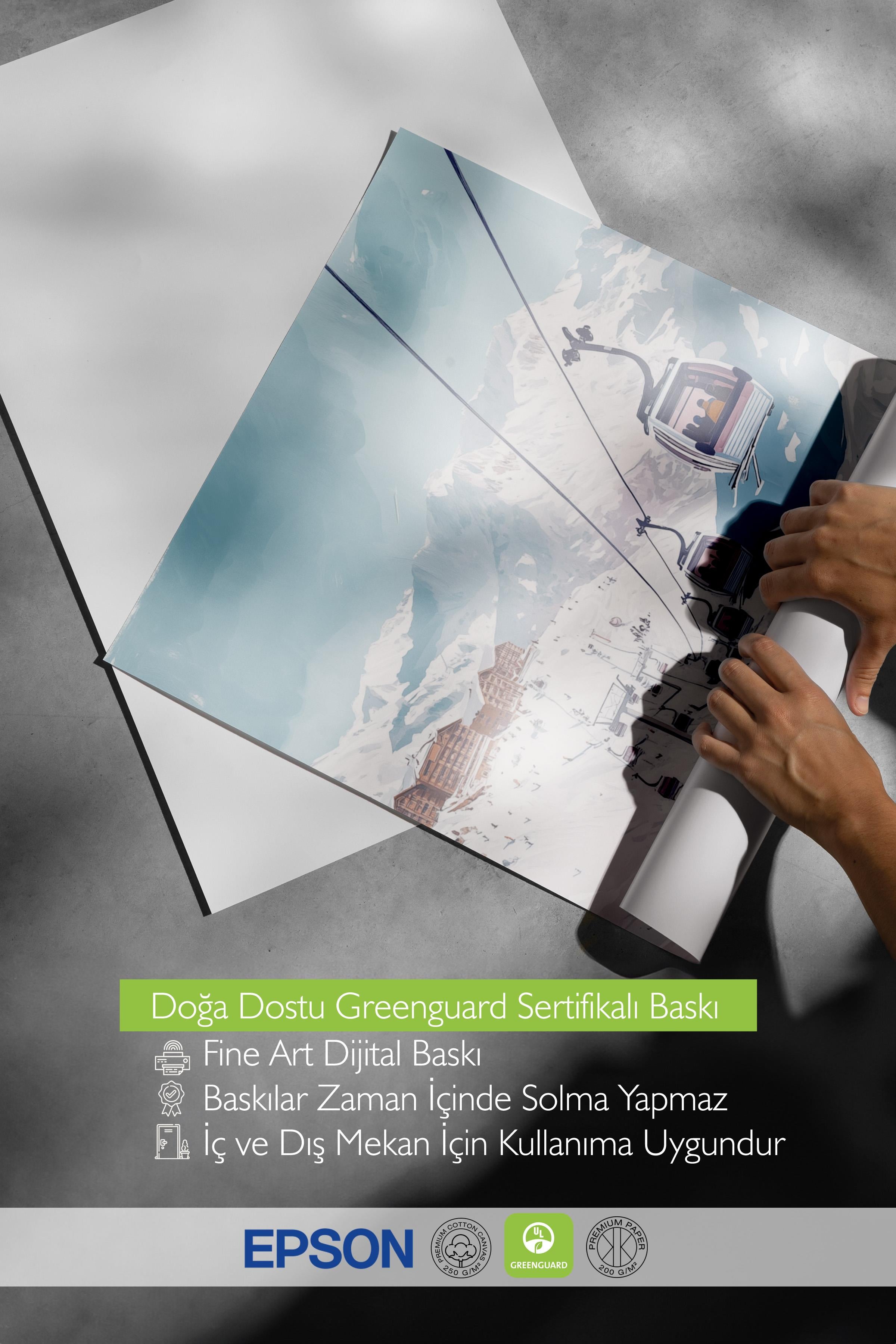 Çerçevesiz Poster, Duvar Posteri, HD Kalite Comfort Serisi, Yılbaşı Poster, NO:108797