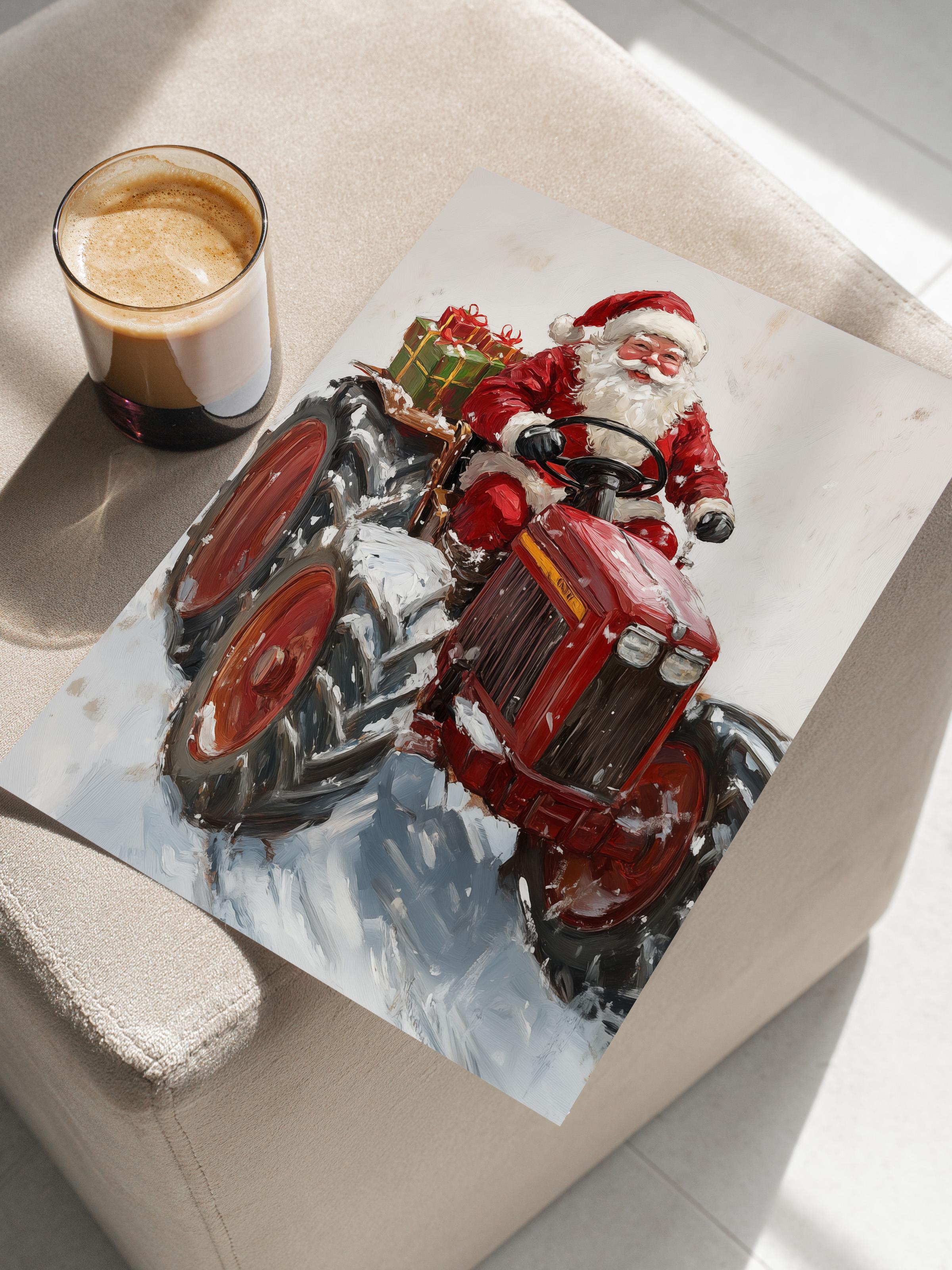 Çerçevesiz Poster, Duvar Posteri, HD Kalite Comfort Serisi, Yılbaşı Poster, NO:108798