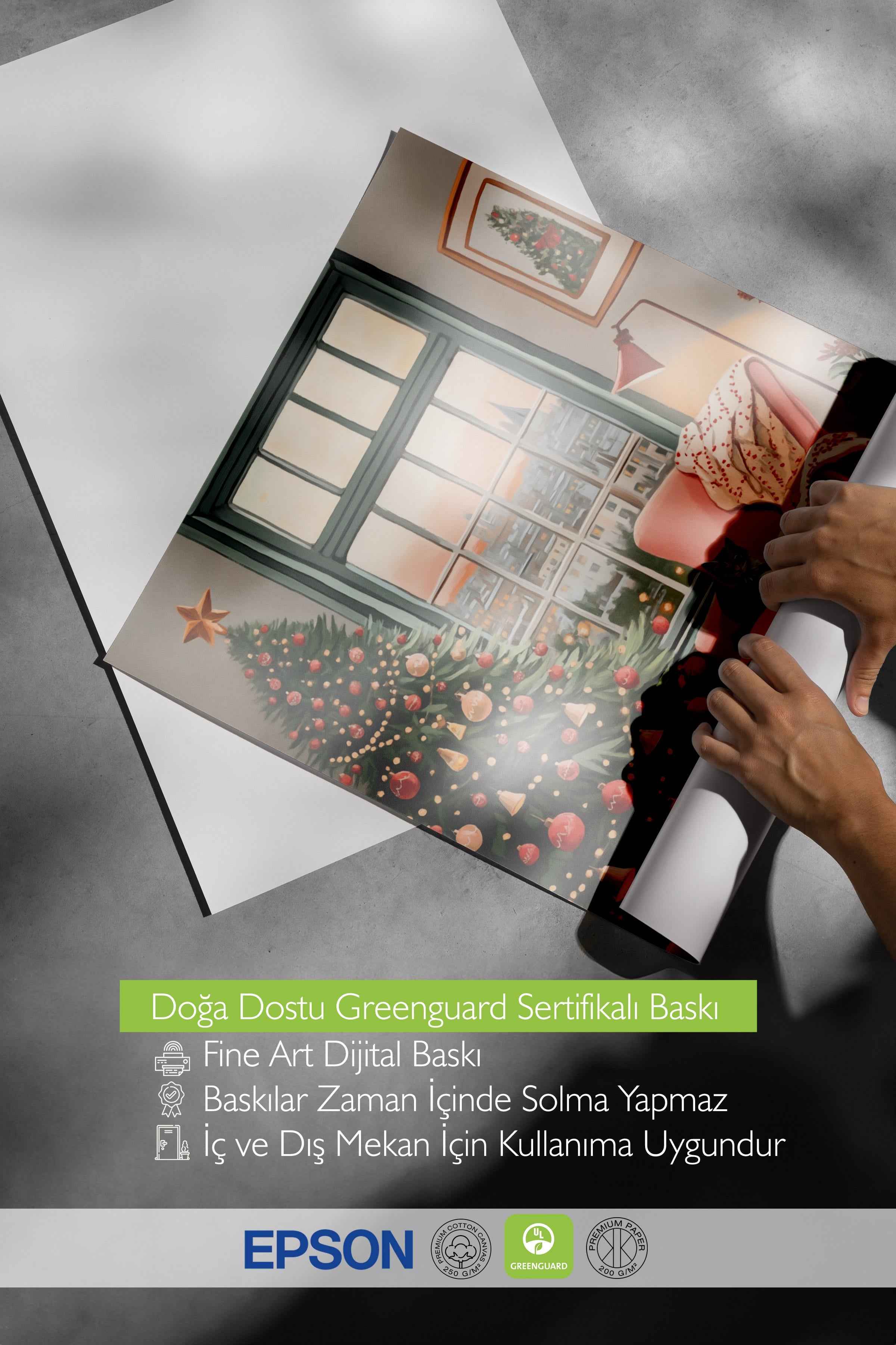 Çerçevesiz Poster, Duvar Posteri, HD Kalite Comfort Serisi, Yılbaşı Poster, NO:108802