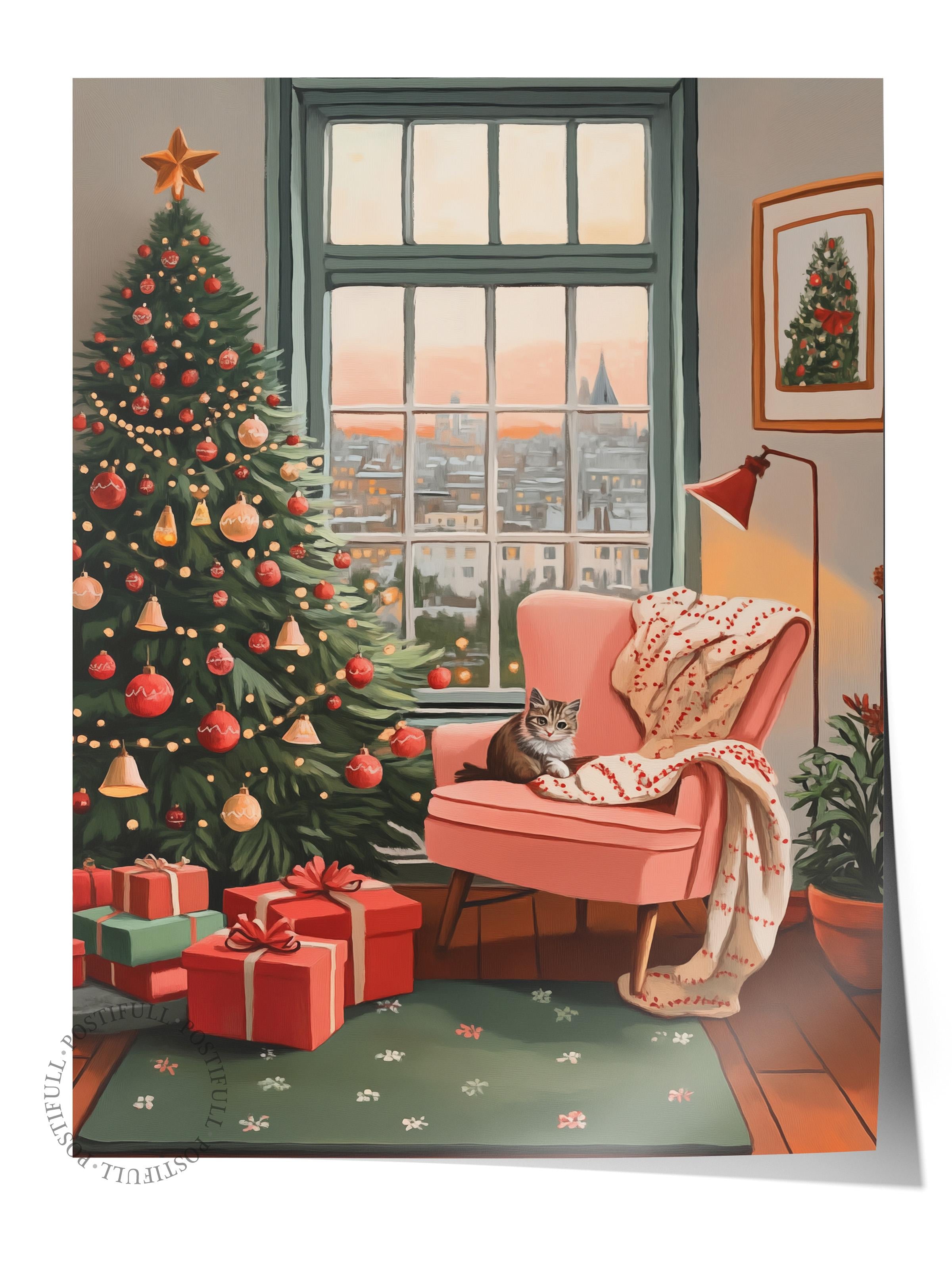 Çerçevesiz Poster, Duvar Posteri, HD Kalite Comfort Serisi, Yılbaşı Poster, NO:108802