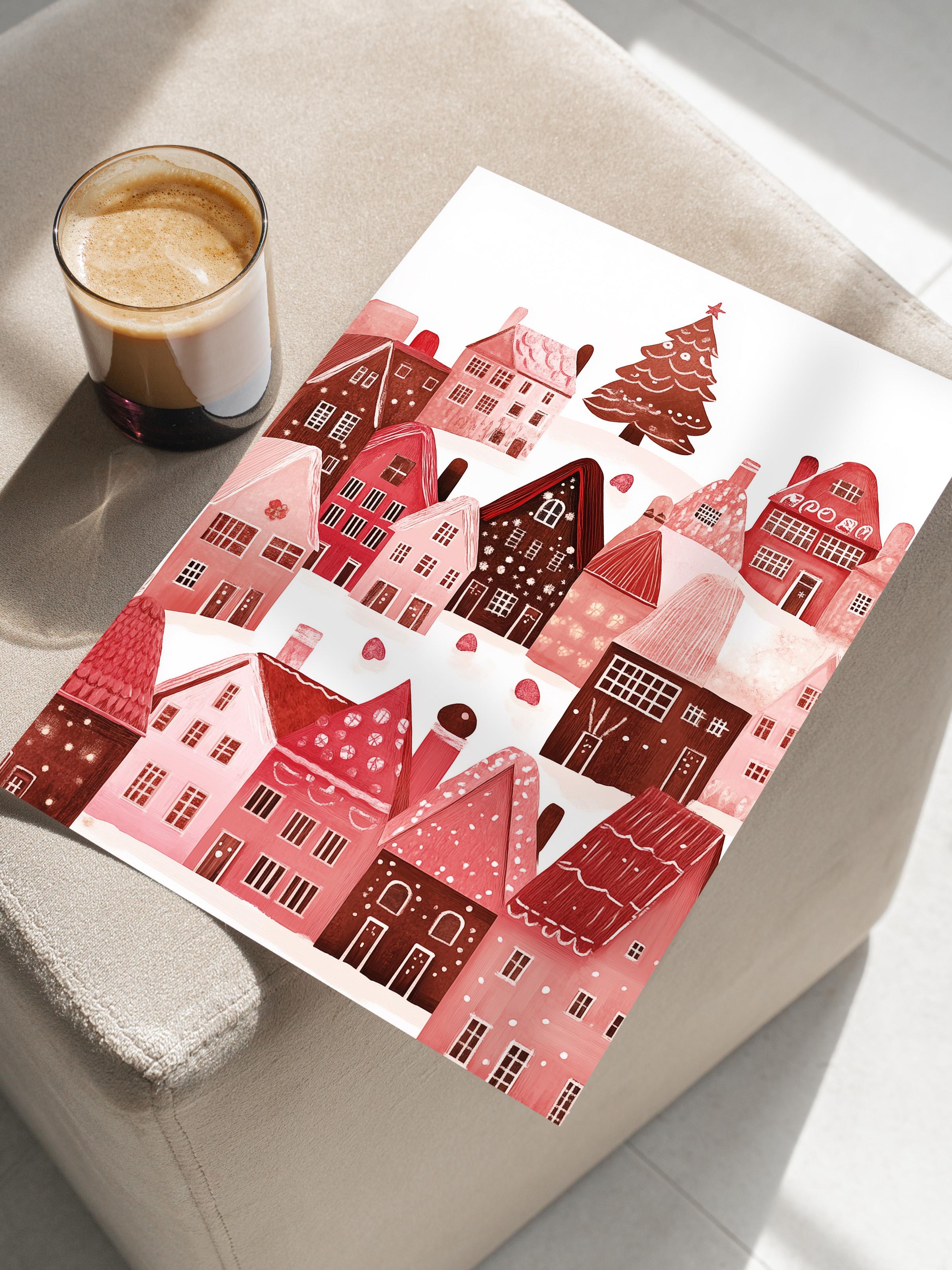 Çerçevesiz Poster, Duvar Posteri, HD Kalite Comfort Serisi, Yılbaşı Poster, NO:108805