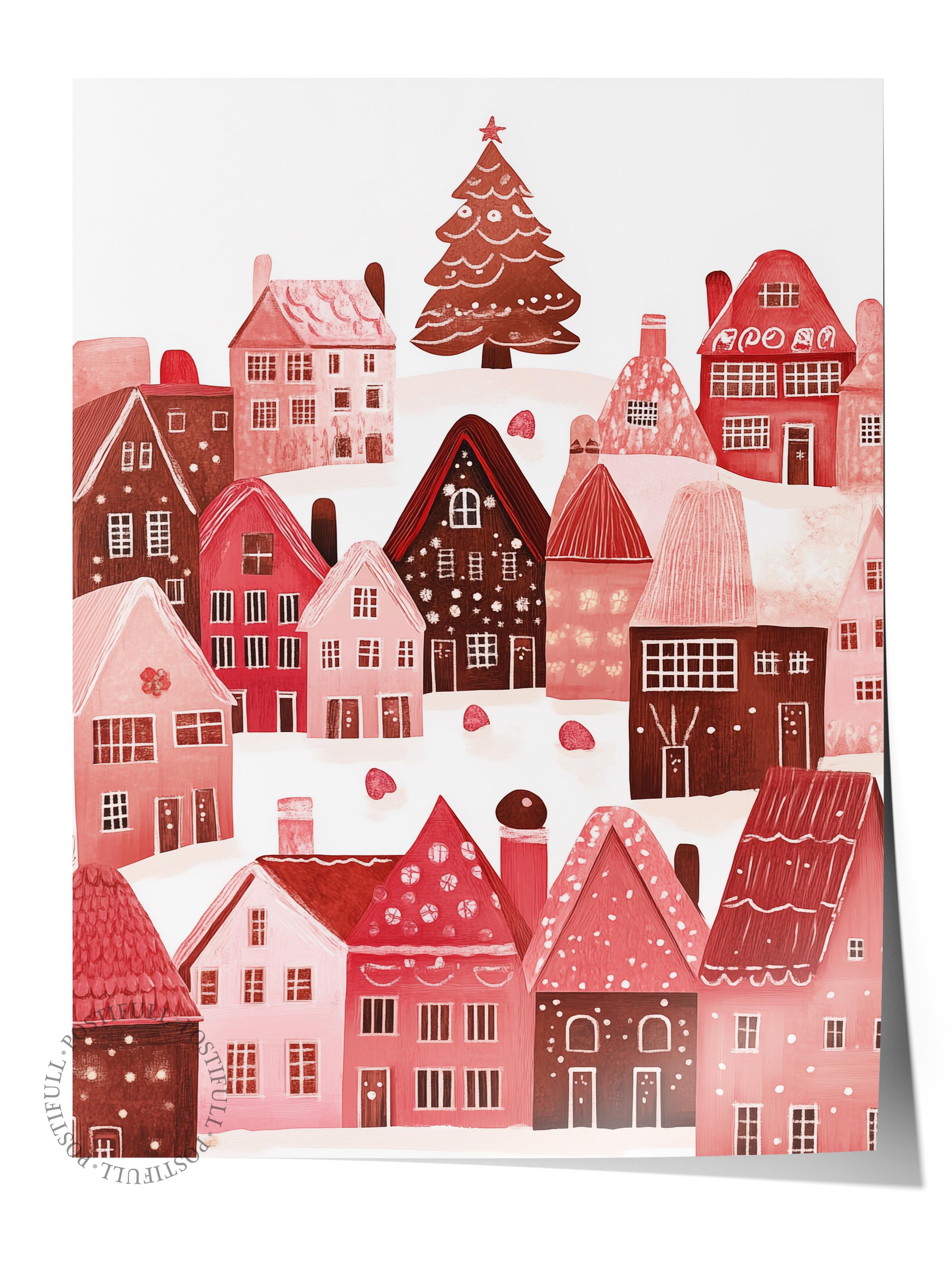 Çerçevesiz Poster, Duvar Posteri, HD Kalite Comfort Serisi, Yılbaşı Poster, NO:108805