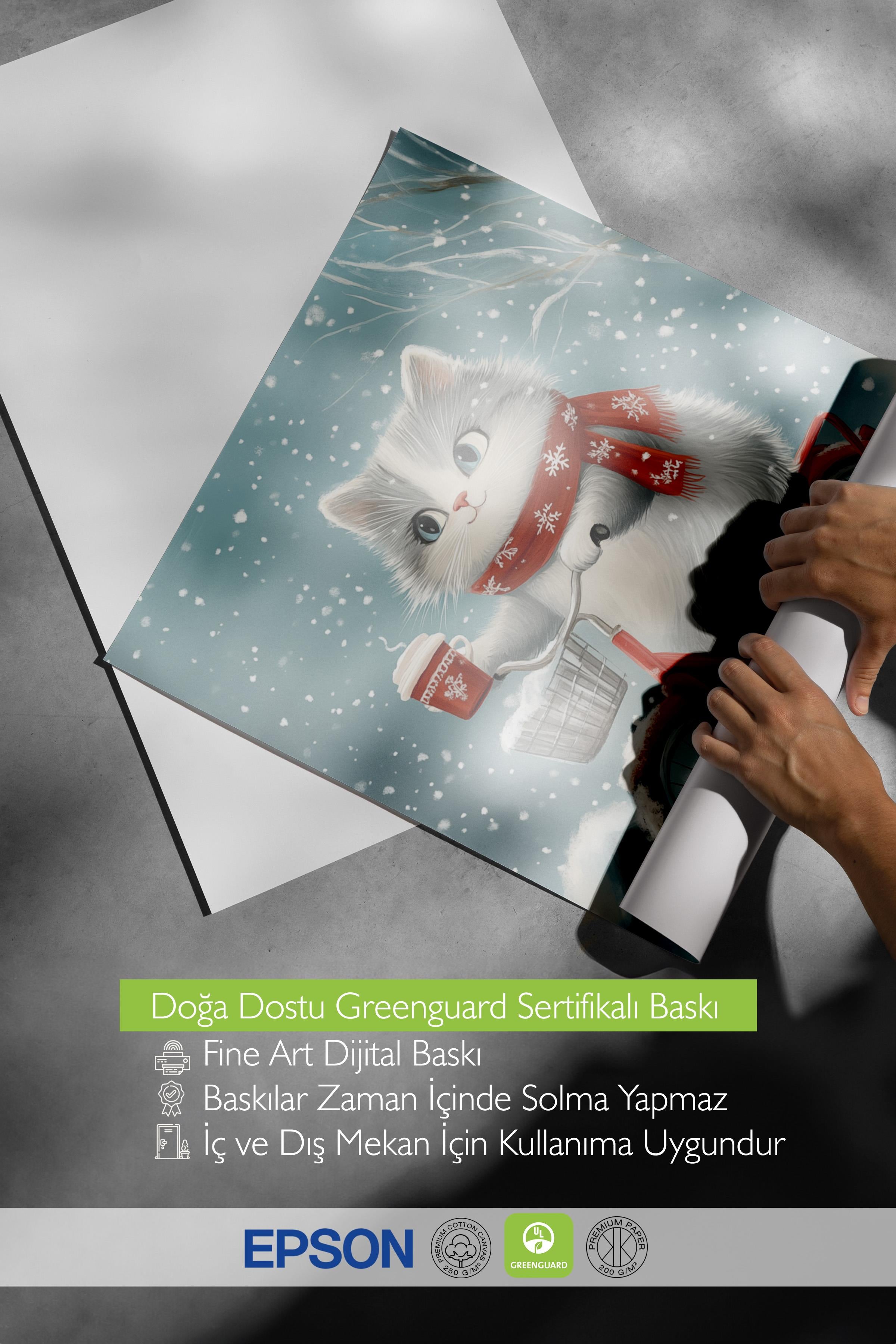 Çerçevesiz Poster, Duvar Posteri, HD Kalite Comfort Serisi, Yılbaşı Poster, NO:108806