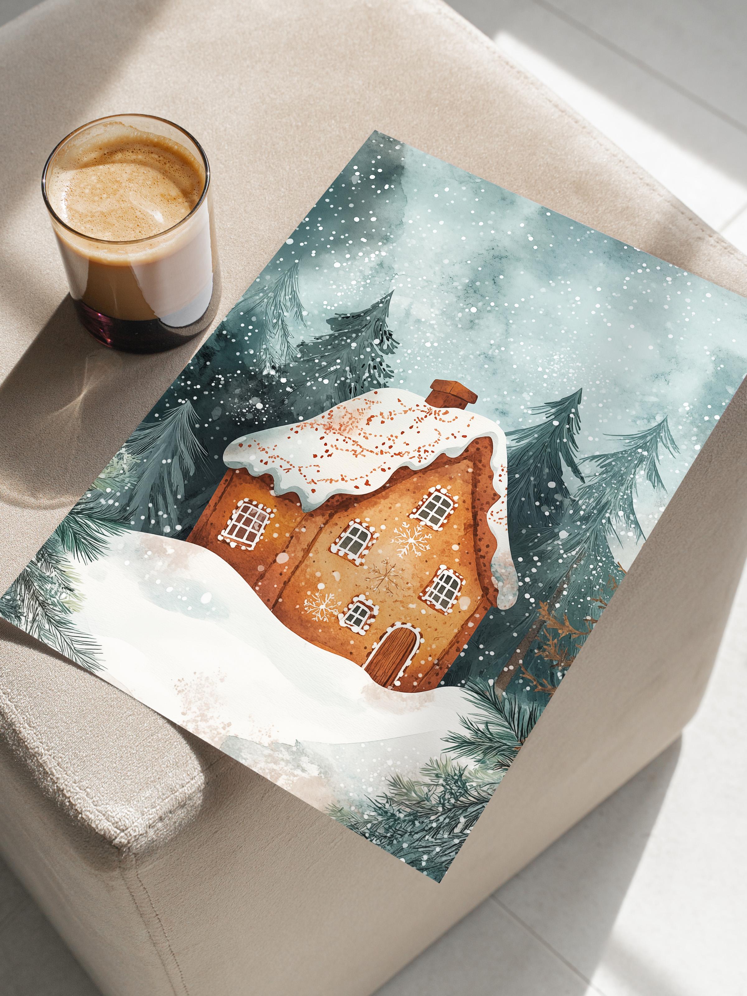 Çerçevesiz Poster, Duvar Posteri, HD Kalite Comfort Serisi, Yılbaşı Poster, NO:108808