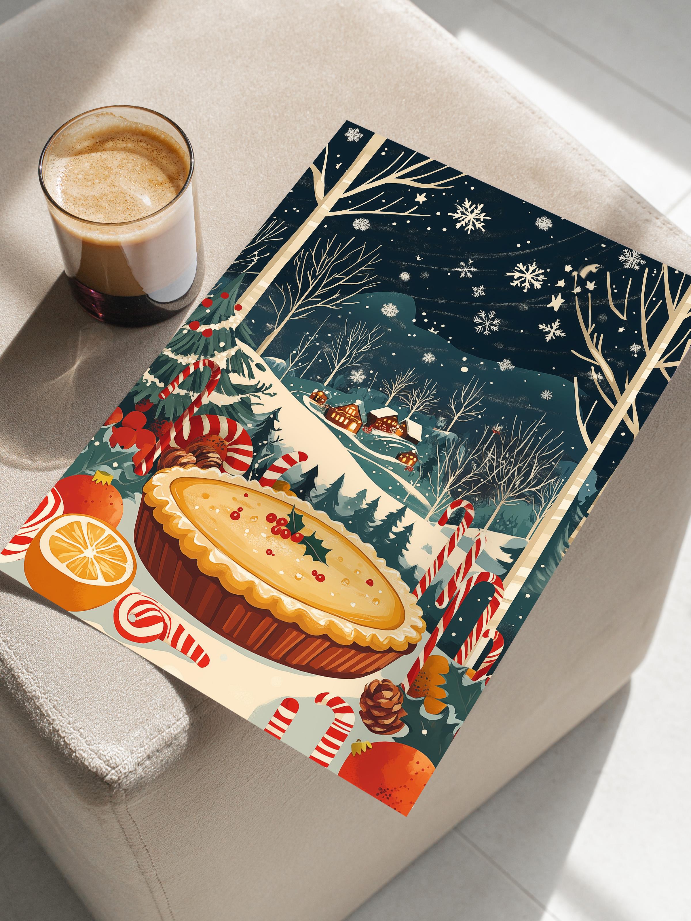 Çerçevesiz Poster, Duvar Posteri, HD Kalite Comfort Serisi, Yılbaşı Poster, NO:108814