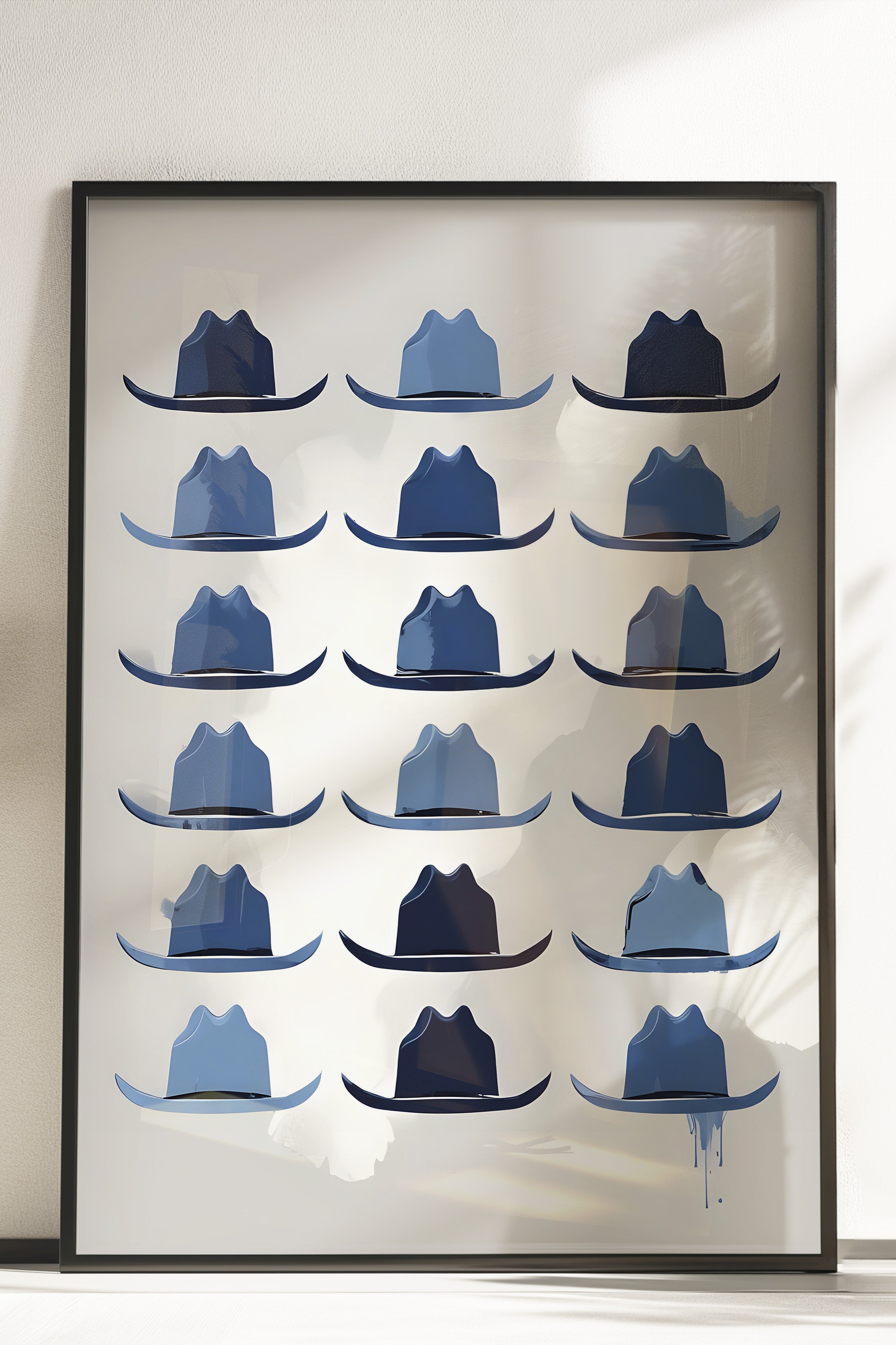 Çerçevesiz Poster, Cowboy Hat, Comfort Serisi Duvar Posteri, NO:108932