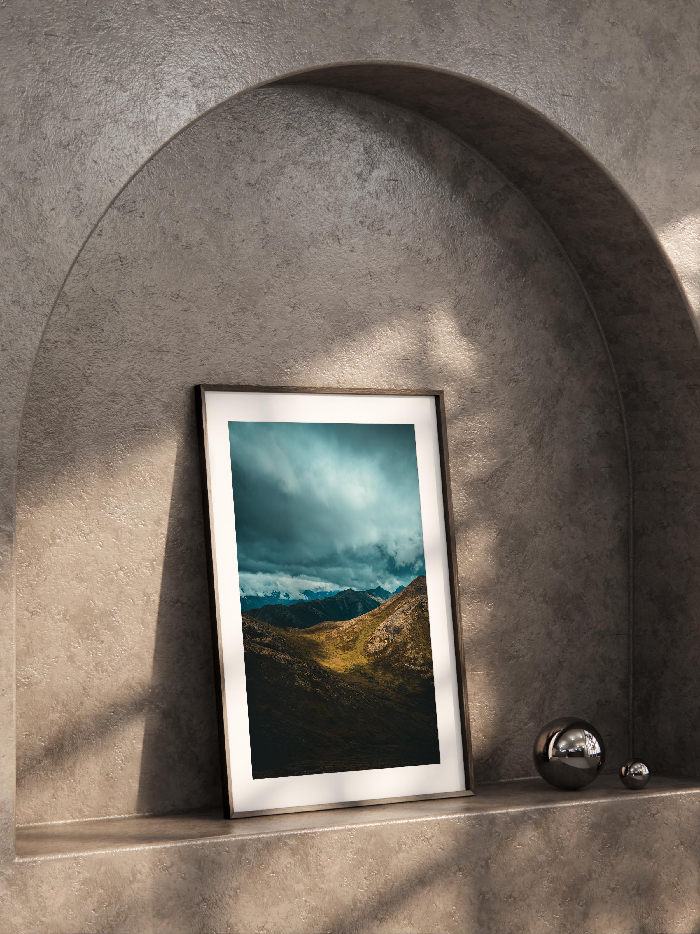 Çerçevesiz Poster Dağ No:15, Fotoğraf Baskısı, Salon, Mutfak, Oturma Odası, Hol Duvar Dekoru Poster