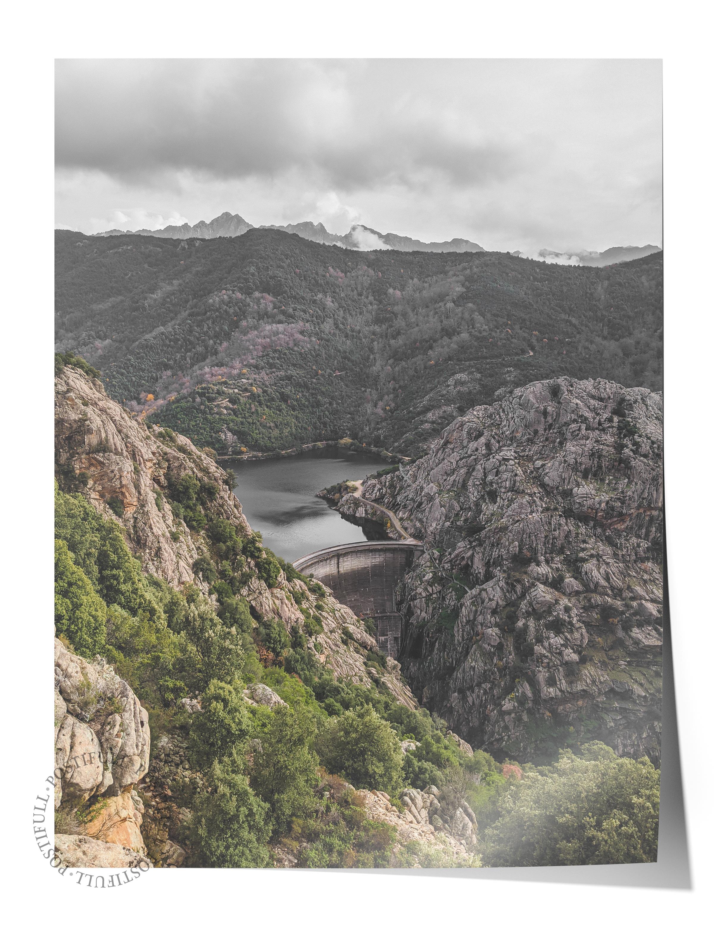 Çerçevesiz Poster Dağ No:19, Fotoğraf Baskısı, Salon, Mutfak, Oturma Odası, Hol Duvar Dekoru Poster