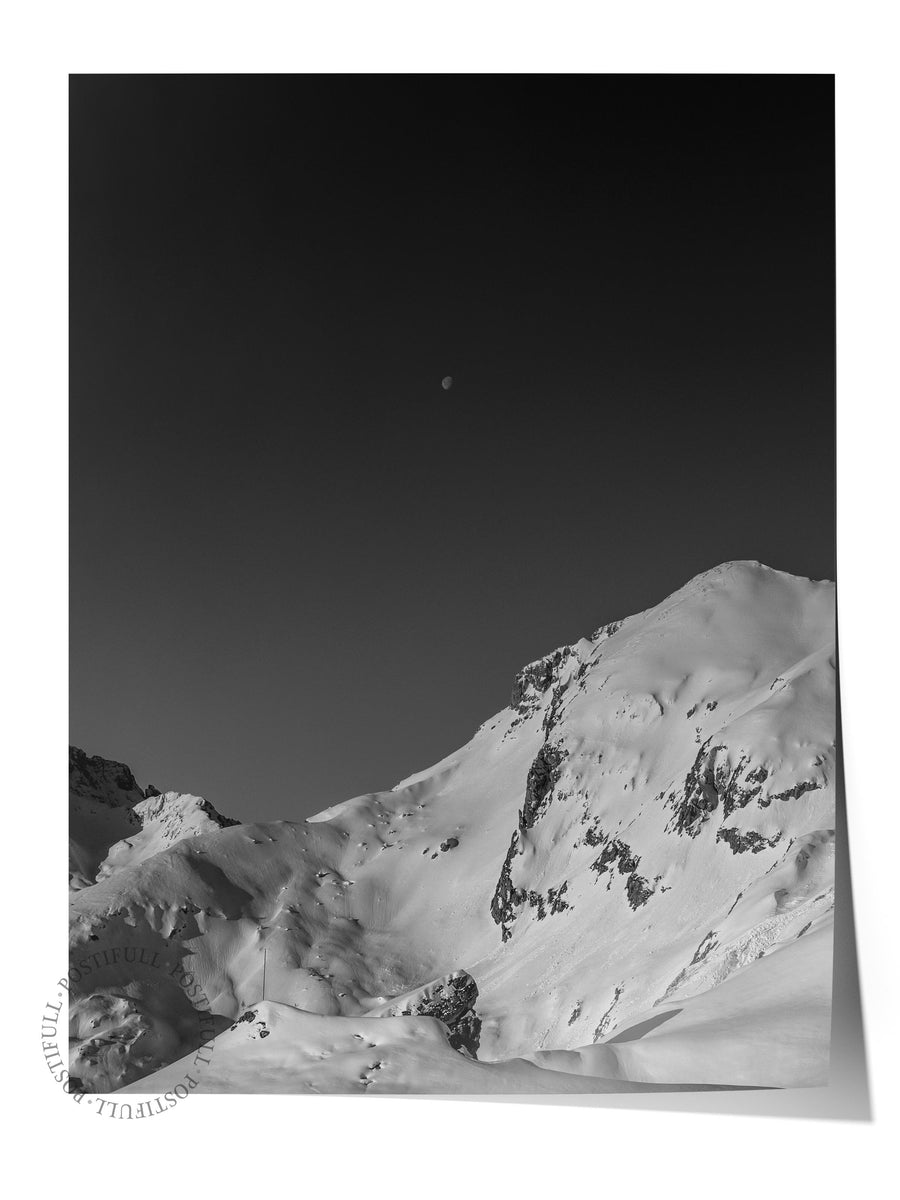 Kar Manzarası Fotoğraf Çerçevesiz Poster