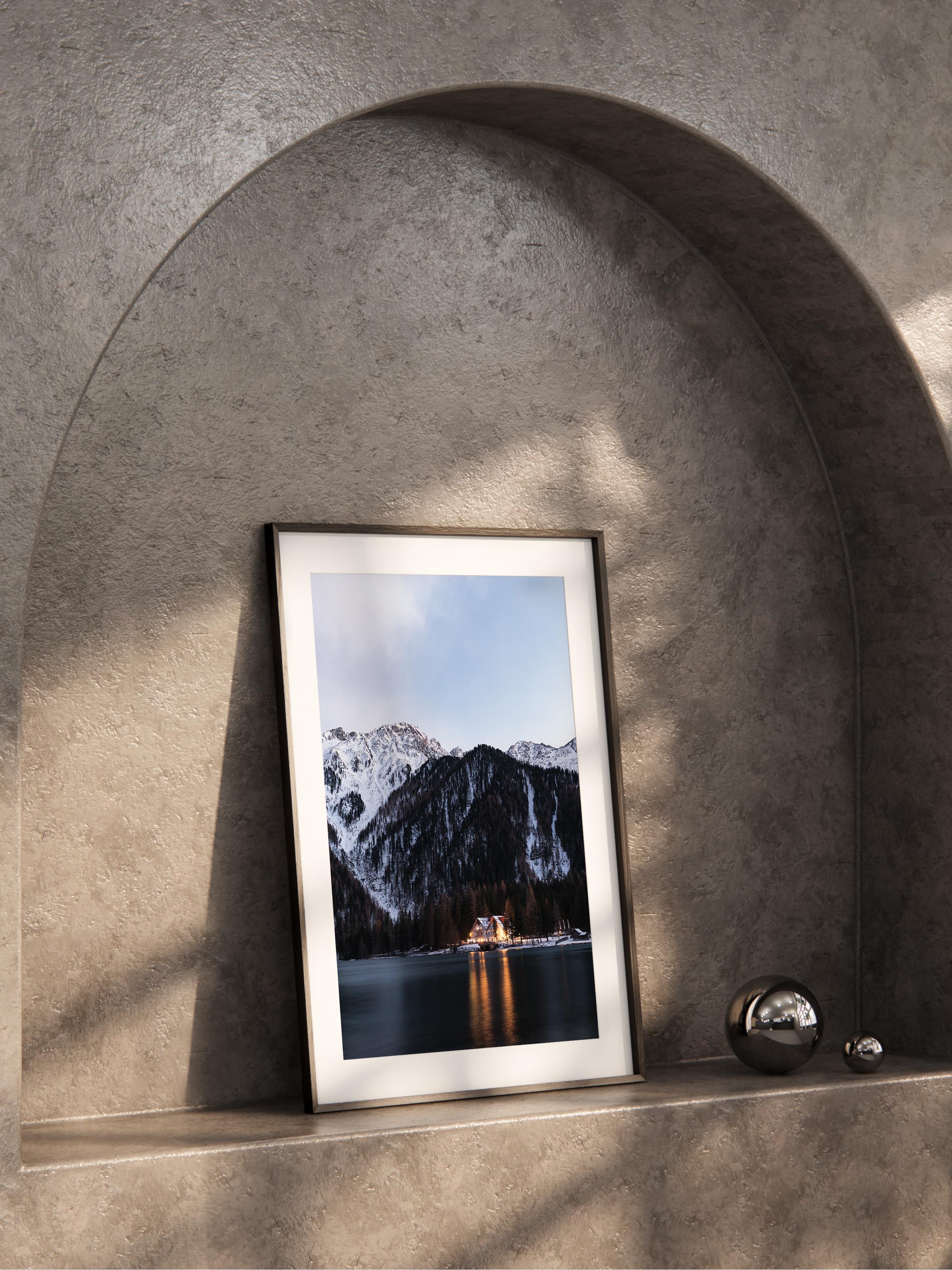 Çerçevesiz Poster Dağ No:21, Fotoğraf Baskısı, Salon, Mutfak, Oturma Odası, Hol Duvar Dekoru Poster