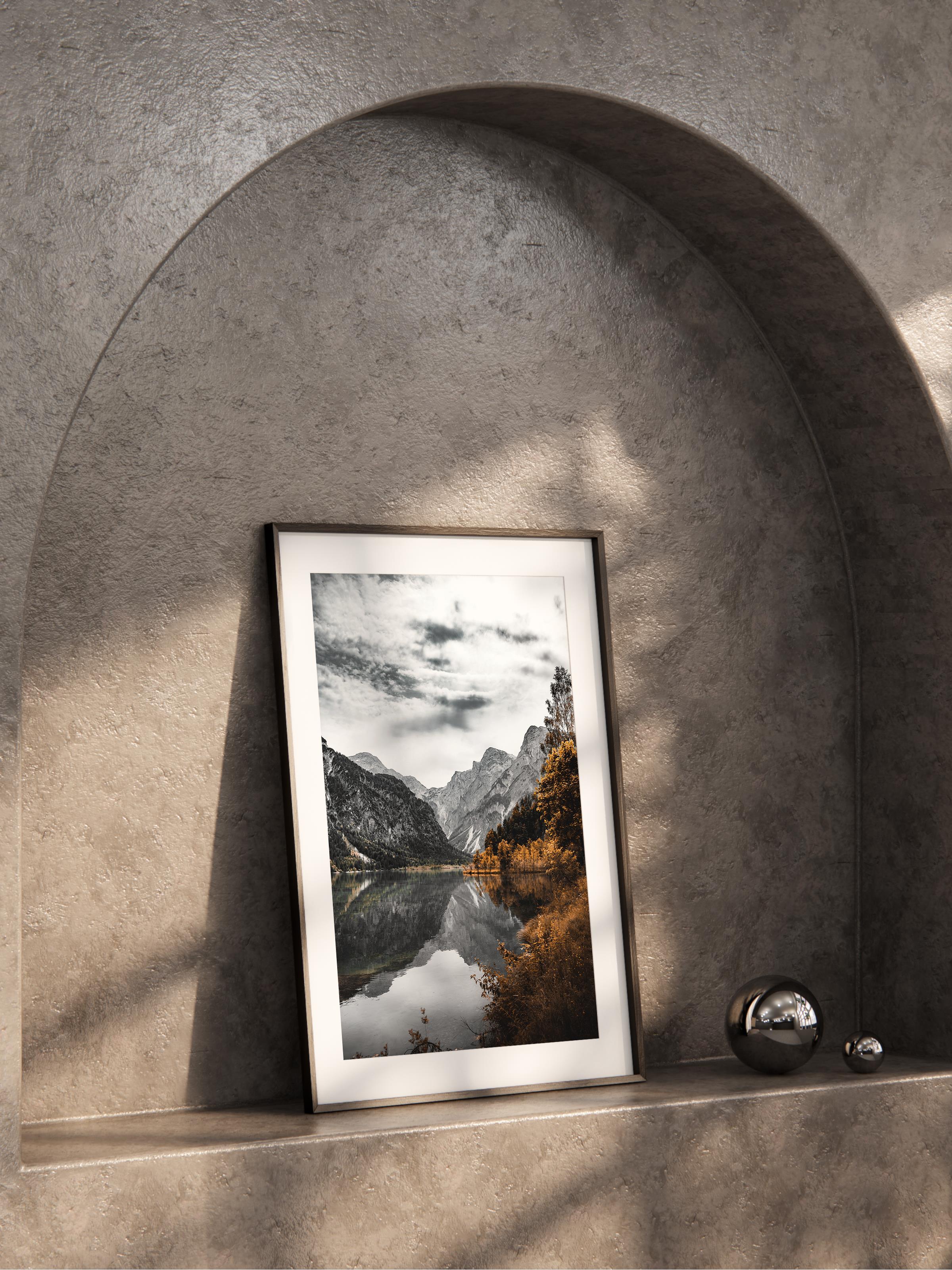 Çerçevesiz Poster Dağ No:28, Fotoğraf Baskısı, Salon, Mutfak, Oturma Odası, Hol Duvar Dekoru Poster