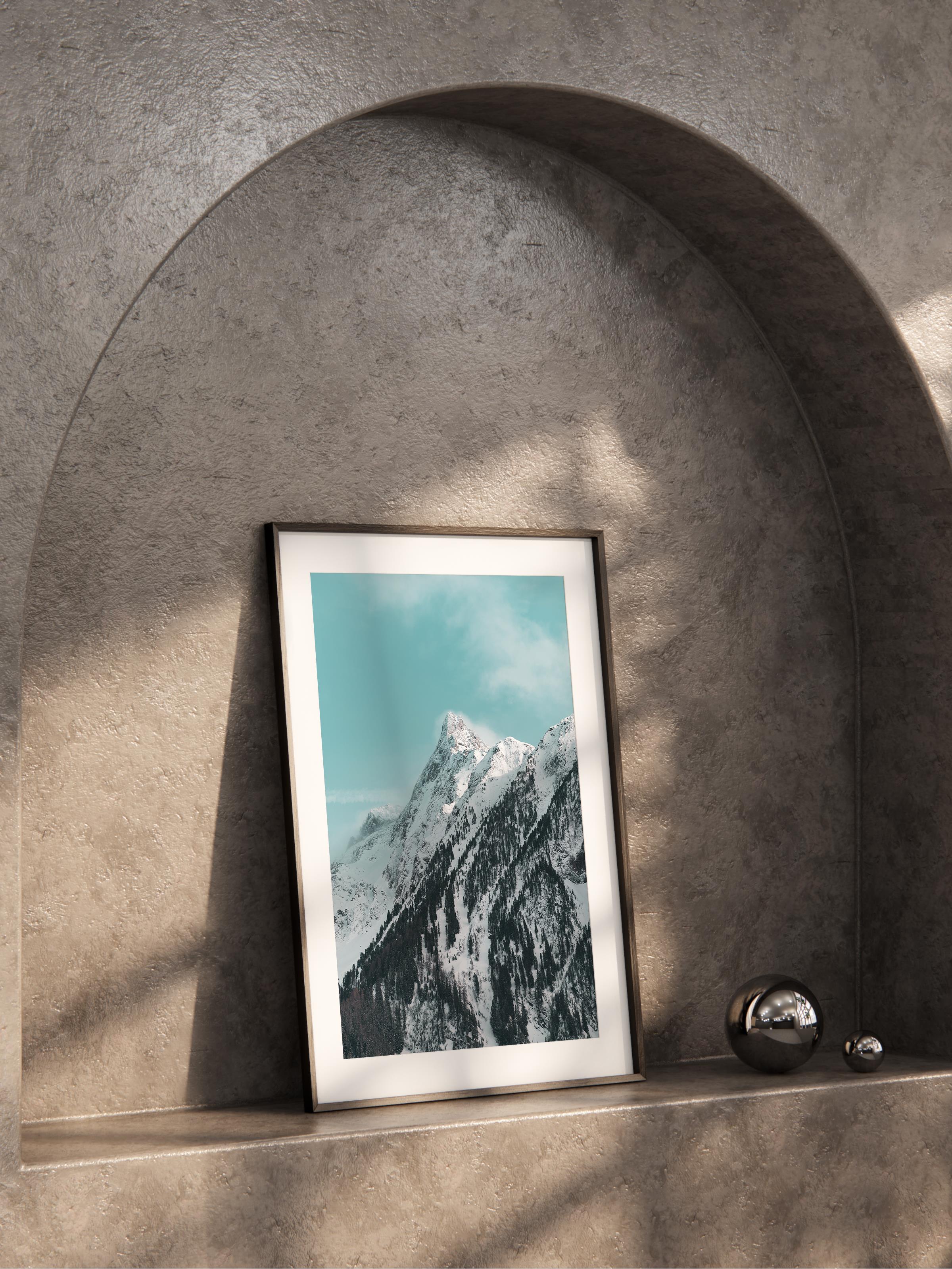 Çerçevesiz Poster Dağ No:37, Fotoğraf Baskısı, Salon, Mutfak, Oturma Odası, Hol Duvar Dekoru Poster