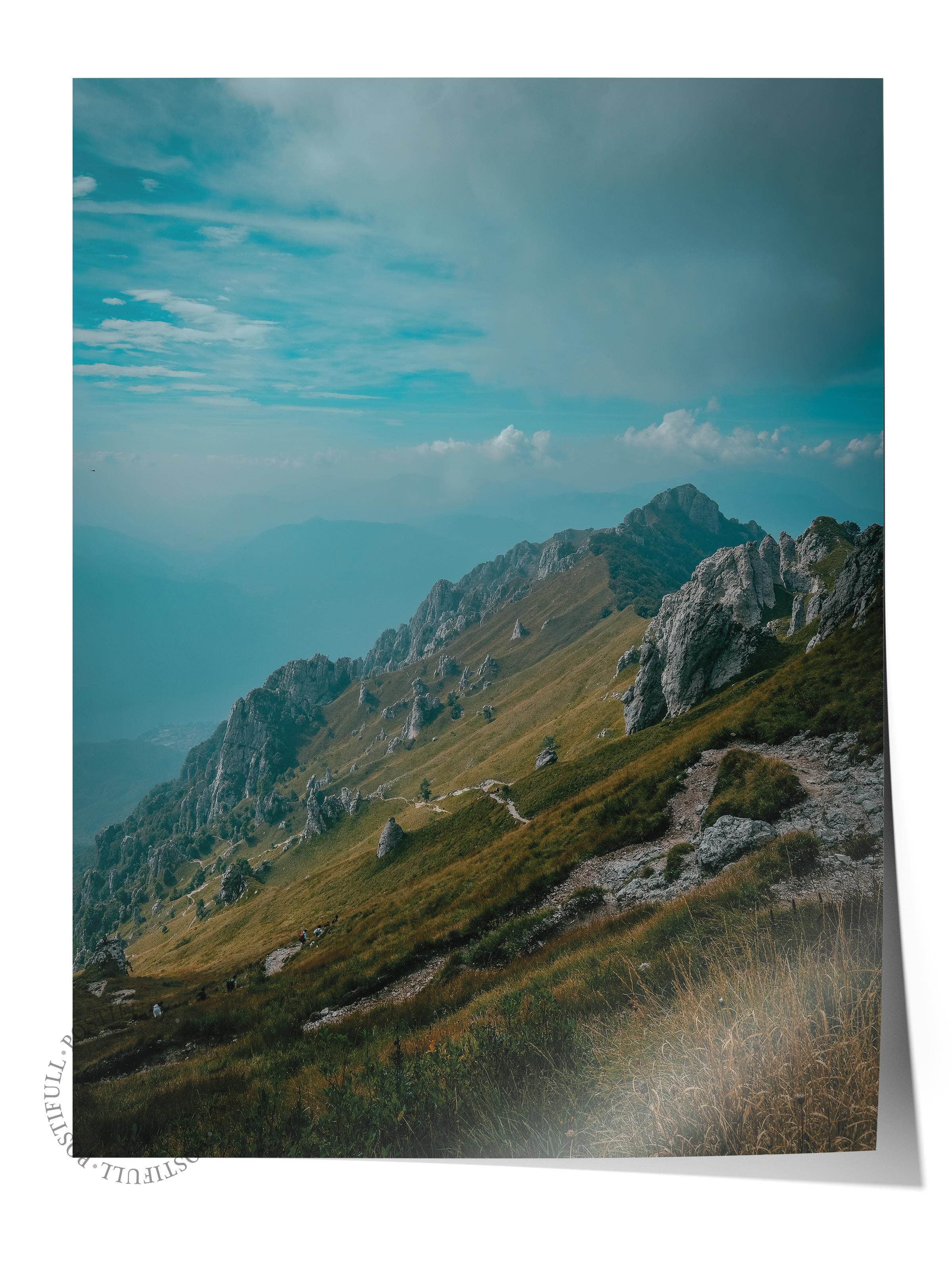 Çerçevesiz Poster Dağ No:41, Fotoğraf Baskısı, Salon, Mutfak, Oturma Odası, Hol Duvar Dekoru Poster