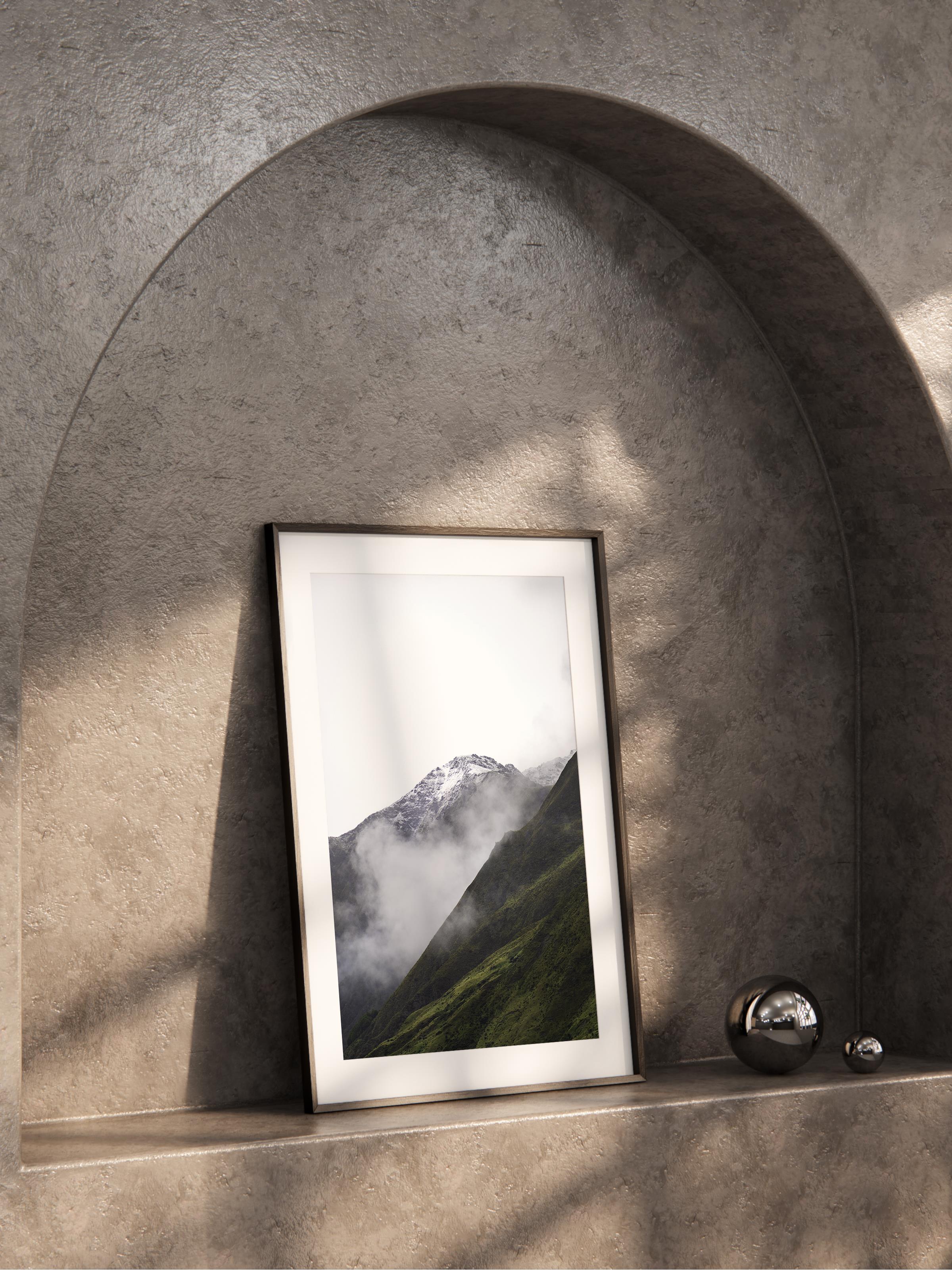 Çerçevesiz Poster Dağ No:42, Fotoğraf Baskısı, Salon, Mutfak, Oturma Odası, Hol Duvar Dekoru Poster