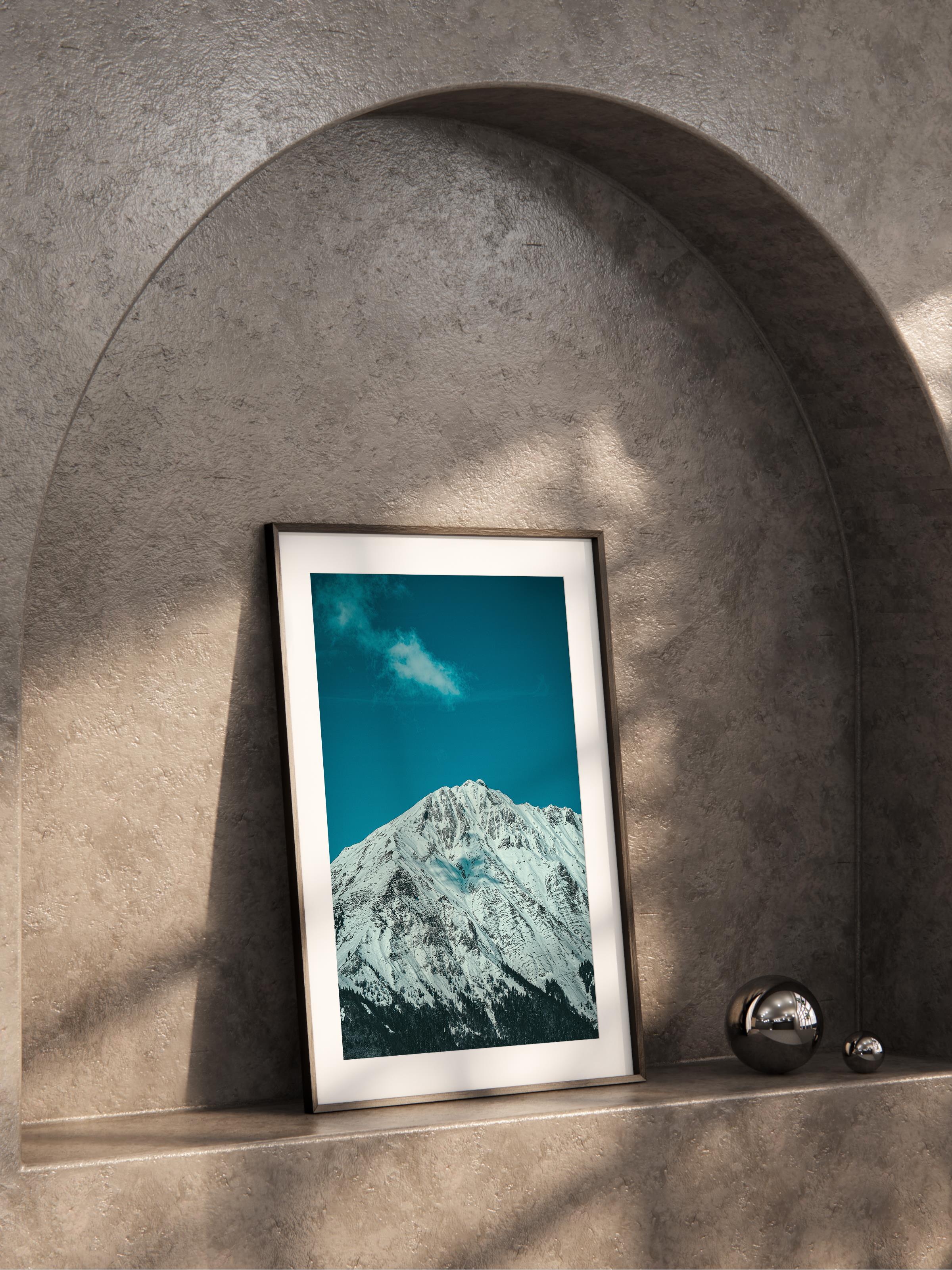 Çerçevesiz Poster Dağ No:46, Fotoğraf Baskısı, Salon, Mutfak, Oturma Odası, Hol Duvar Dekoru Poster